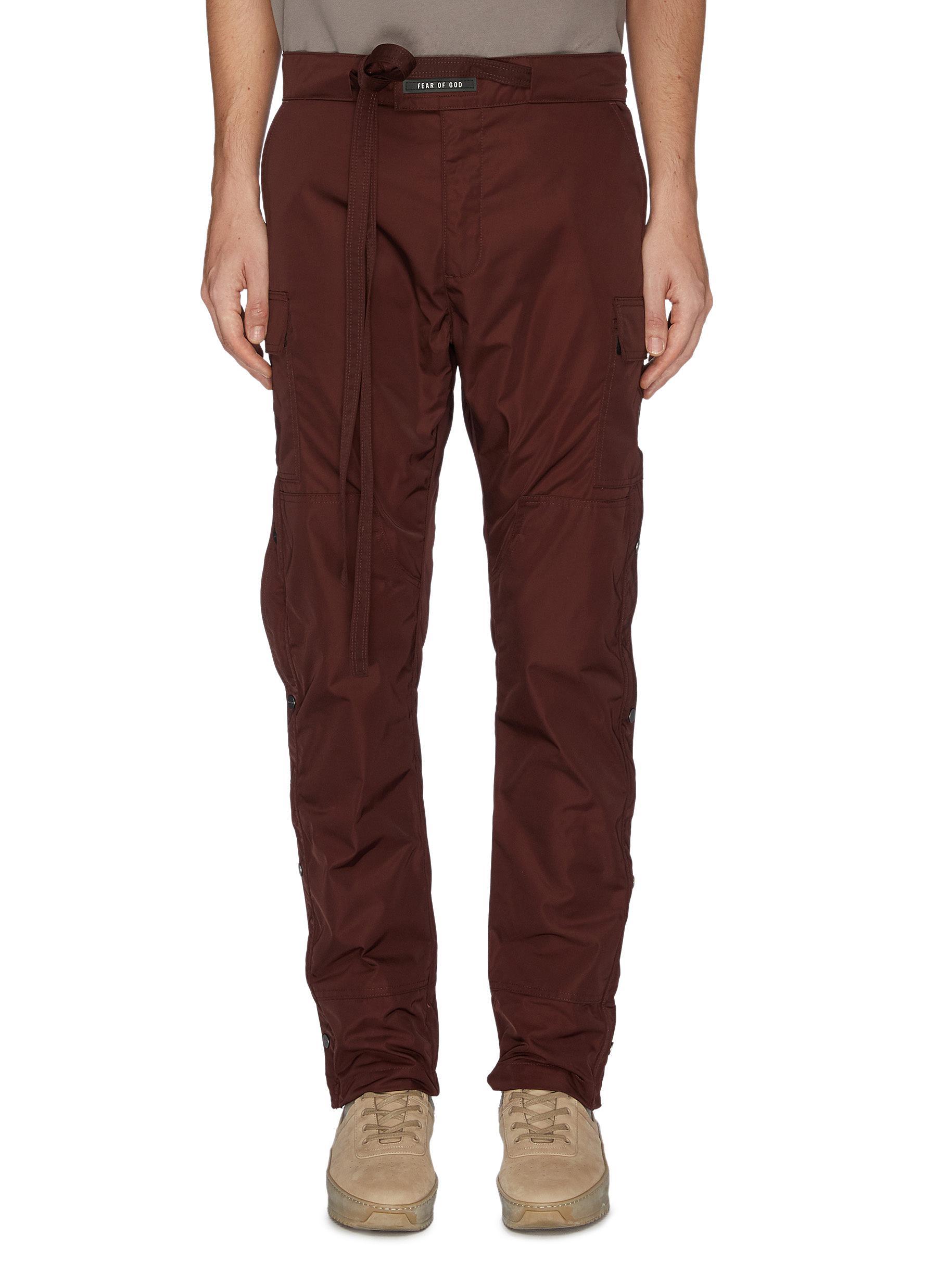 snap jogging pants