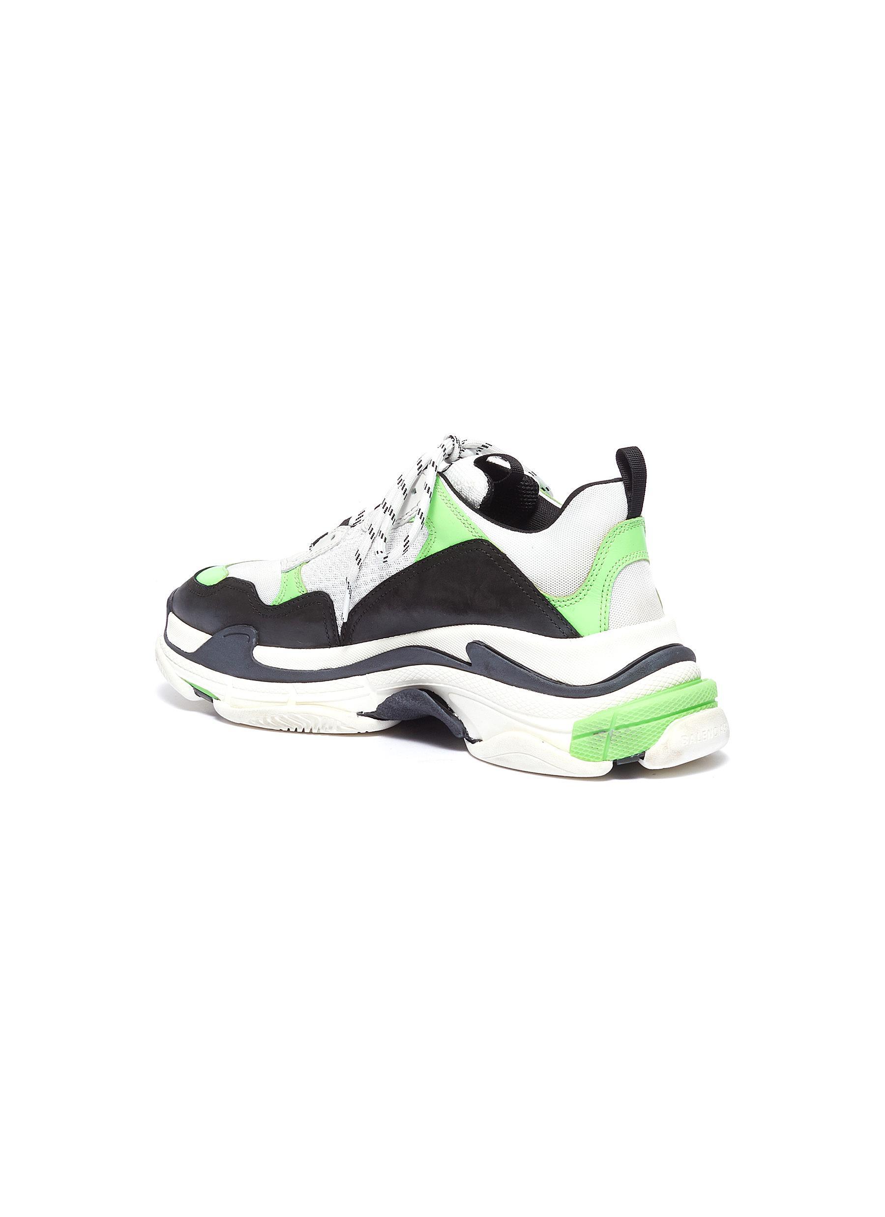 balenciaga 3s green