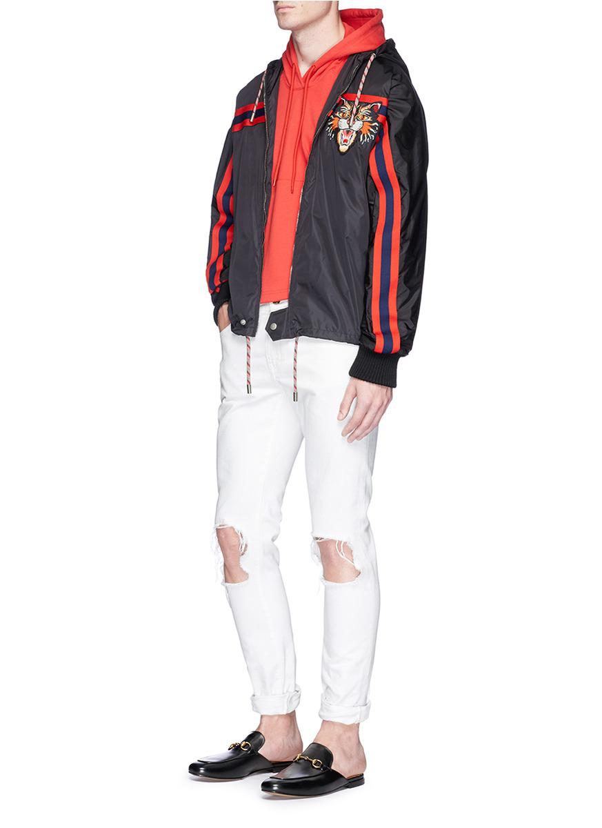 gucci angry cat windbreaker