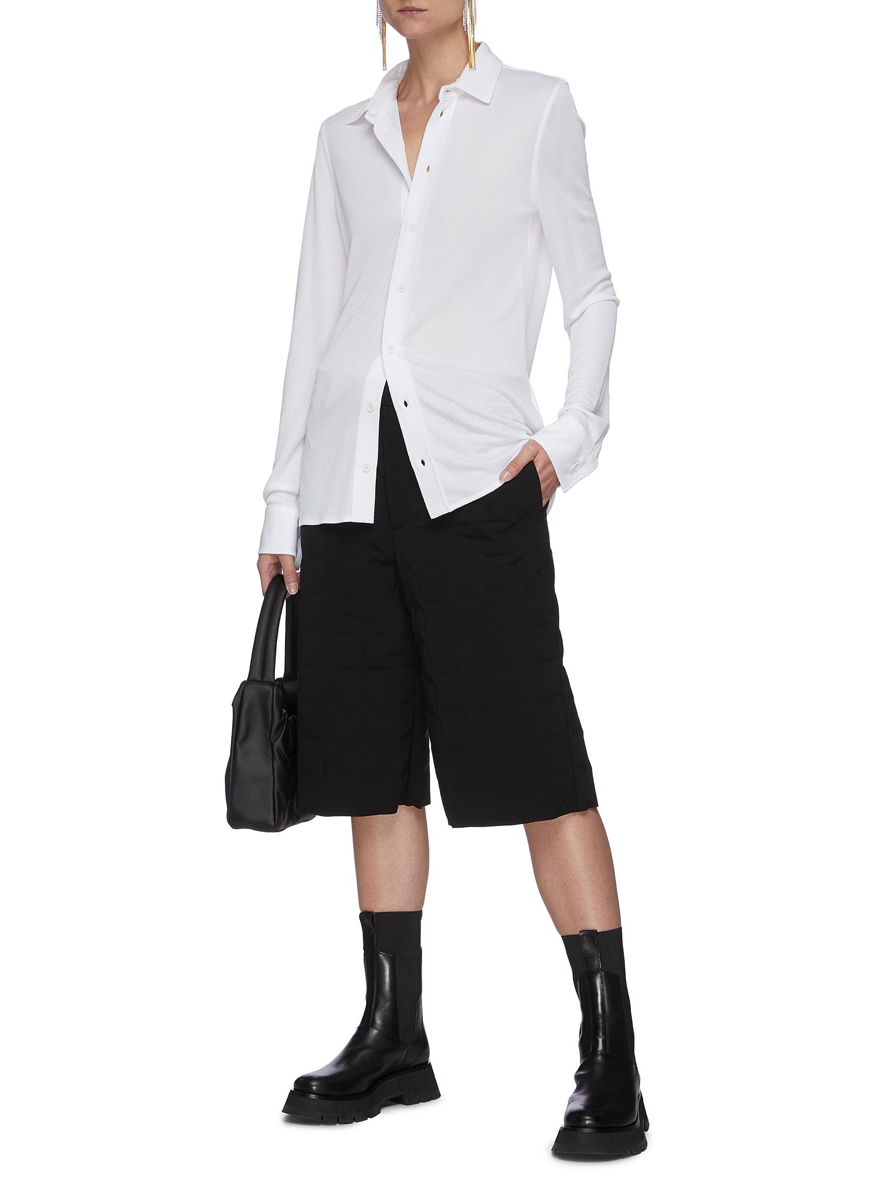 Bottega Veneta Synthetic Quilted Nylon Canvas Shorts in Black for Men ...