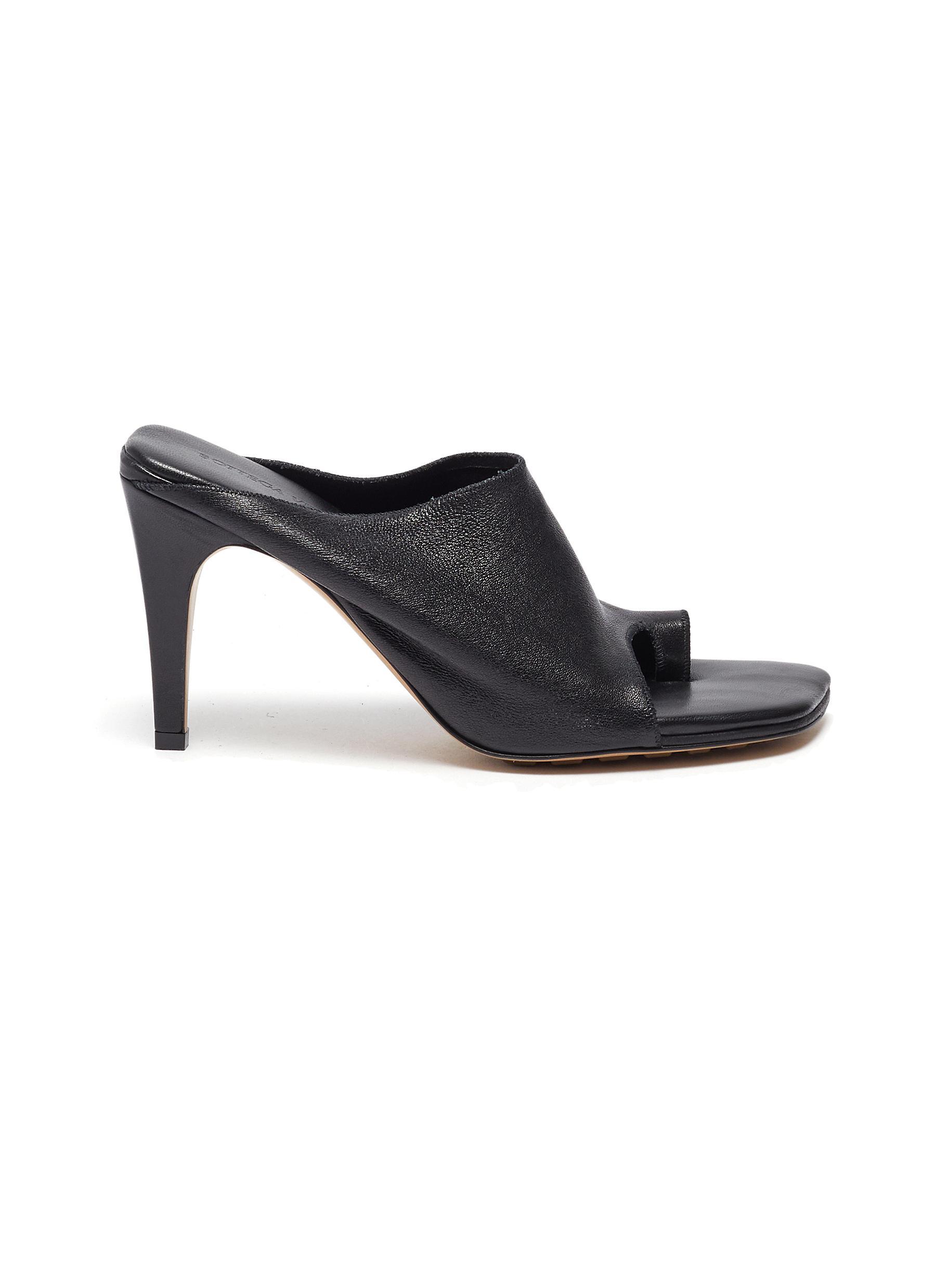 bottega leather mules