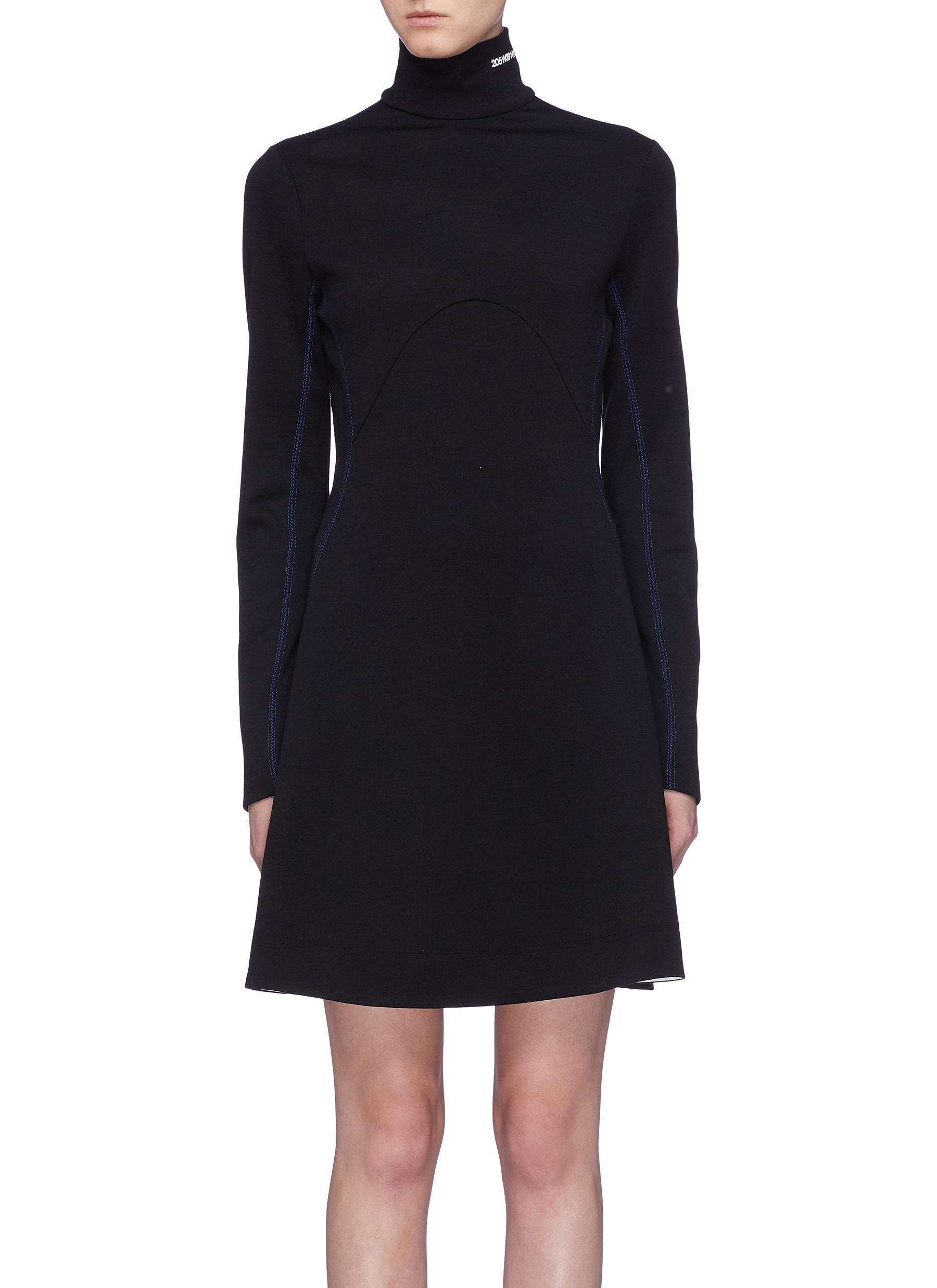 calvin klein turtleneck dress