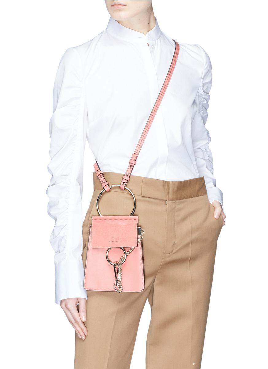 chloe faye small bracelet bag