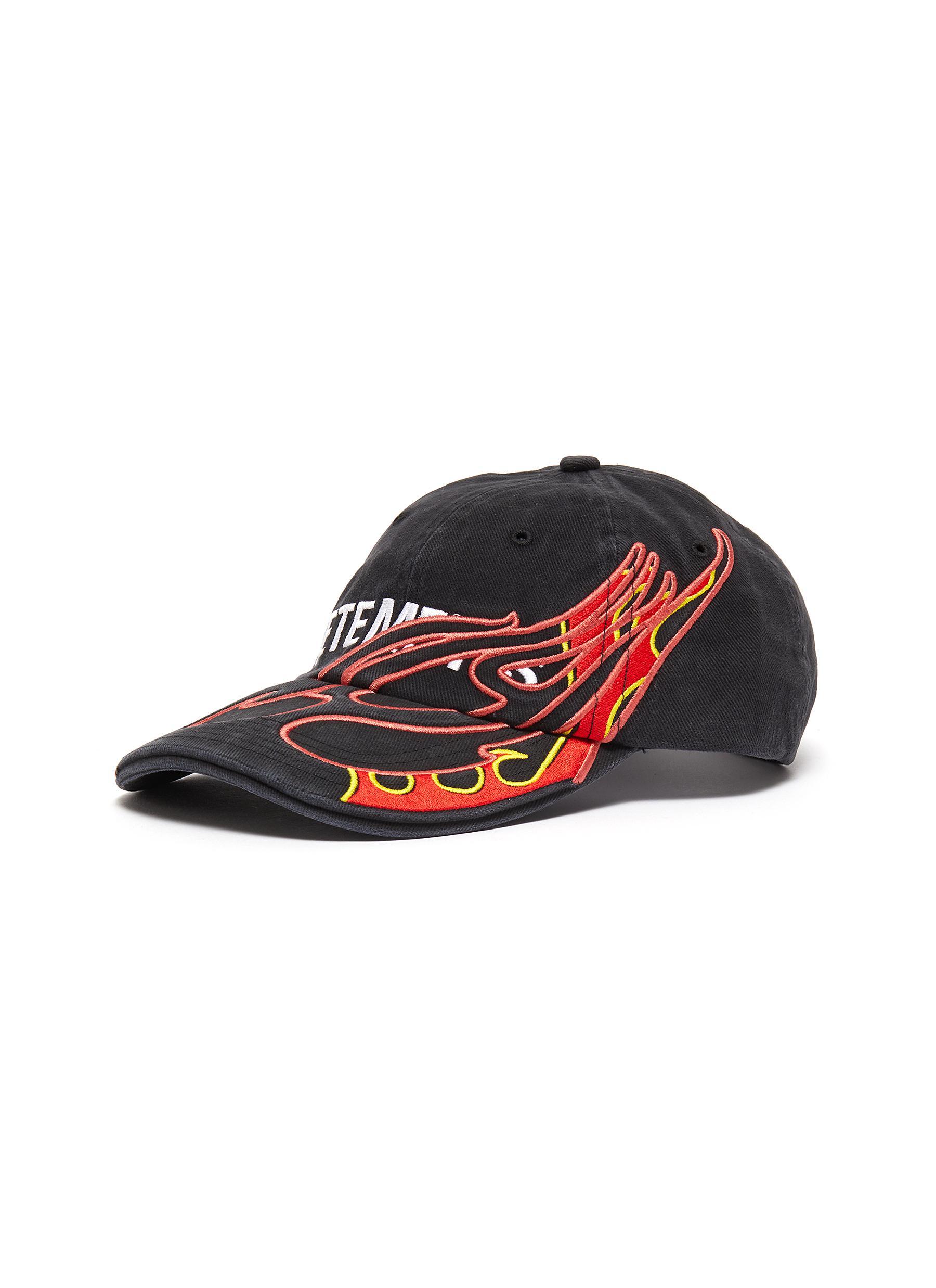 Vetements X Reebok 'fire' Graphic Logo Embroidered Baseball Cap for Men |  Lyst