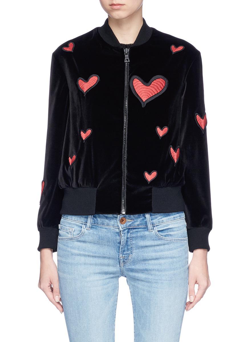 alice olivia bomber