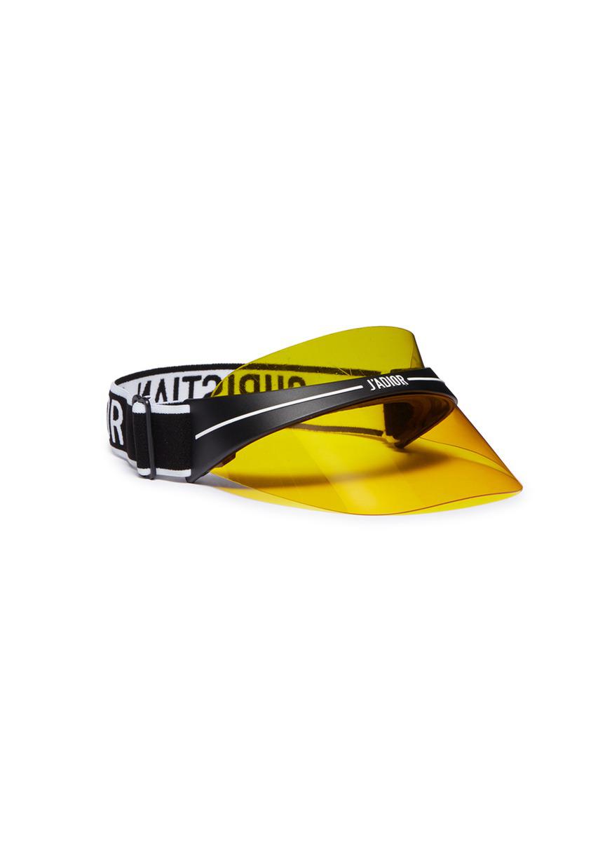 Dior Dior Diorclub1 Yellow Visor Sunglasses - Save 67% - Lyst