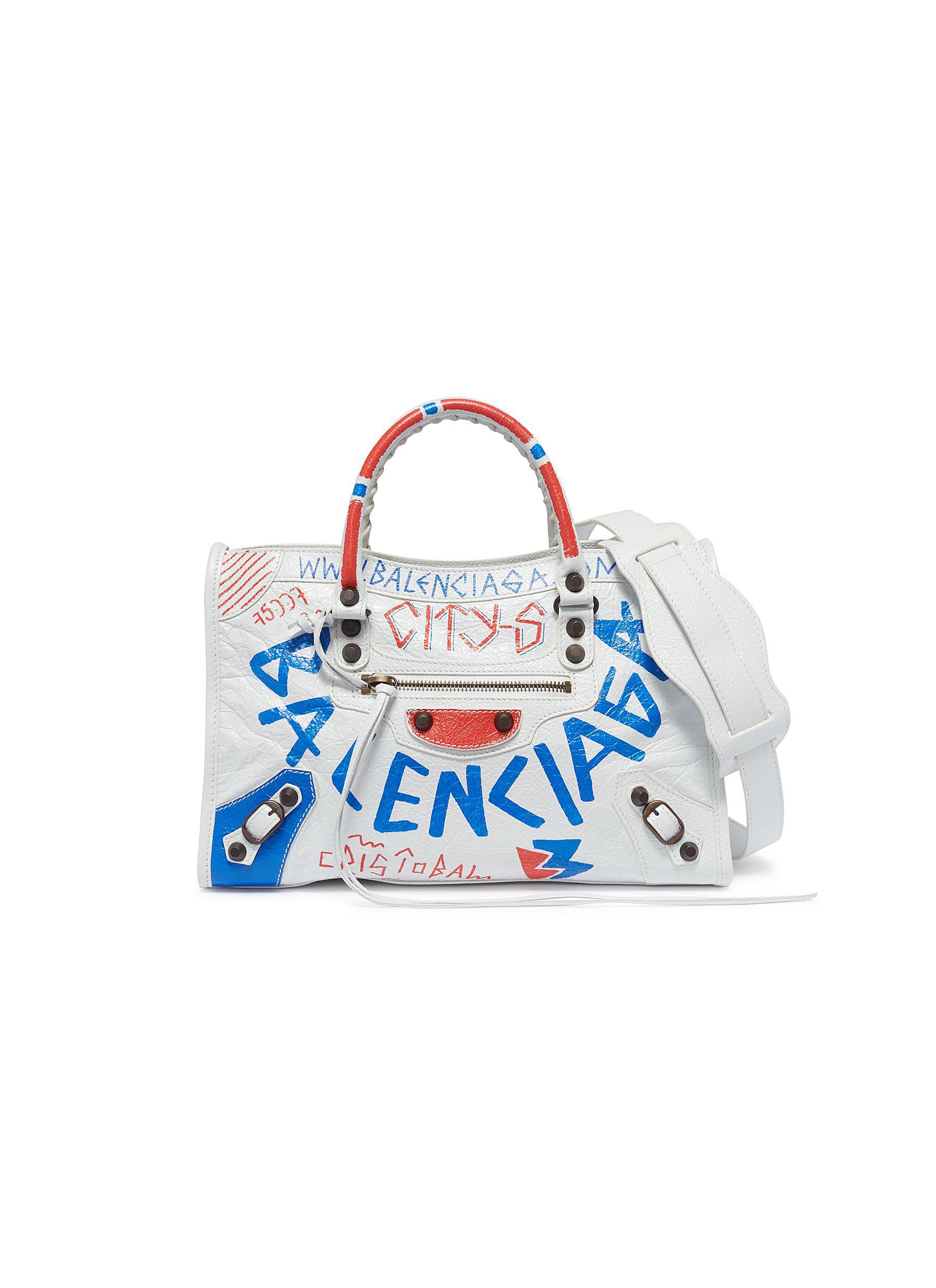 balenciaga bags white