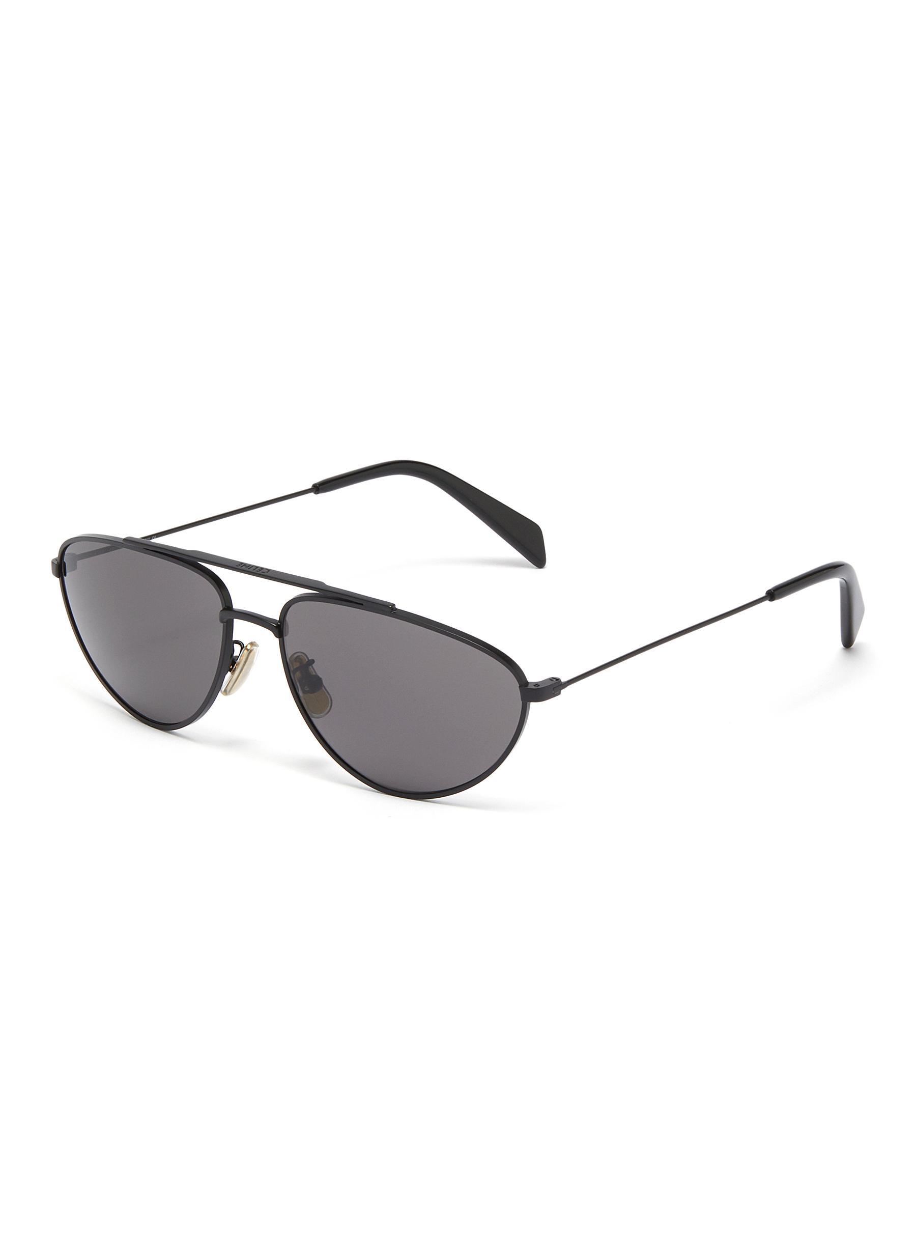 narrow aviator sunglasses