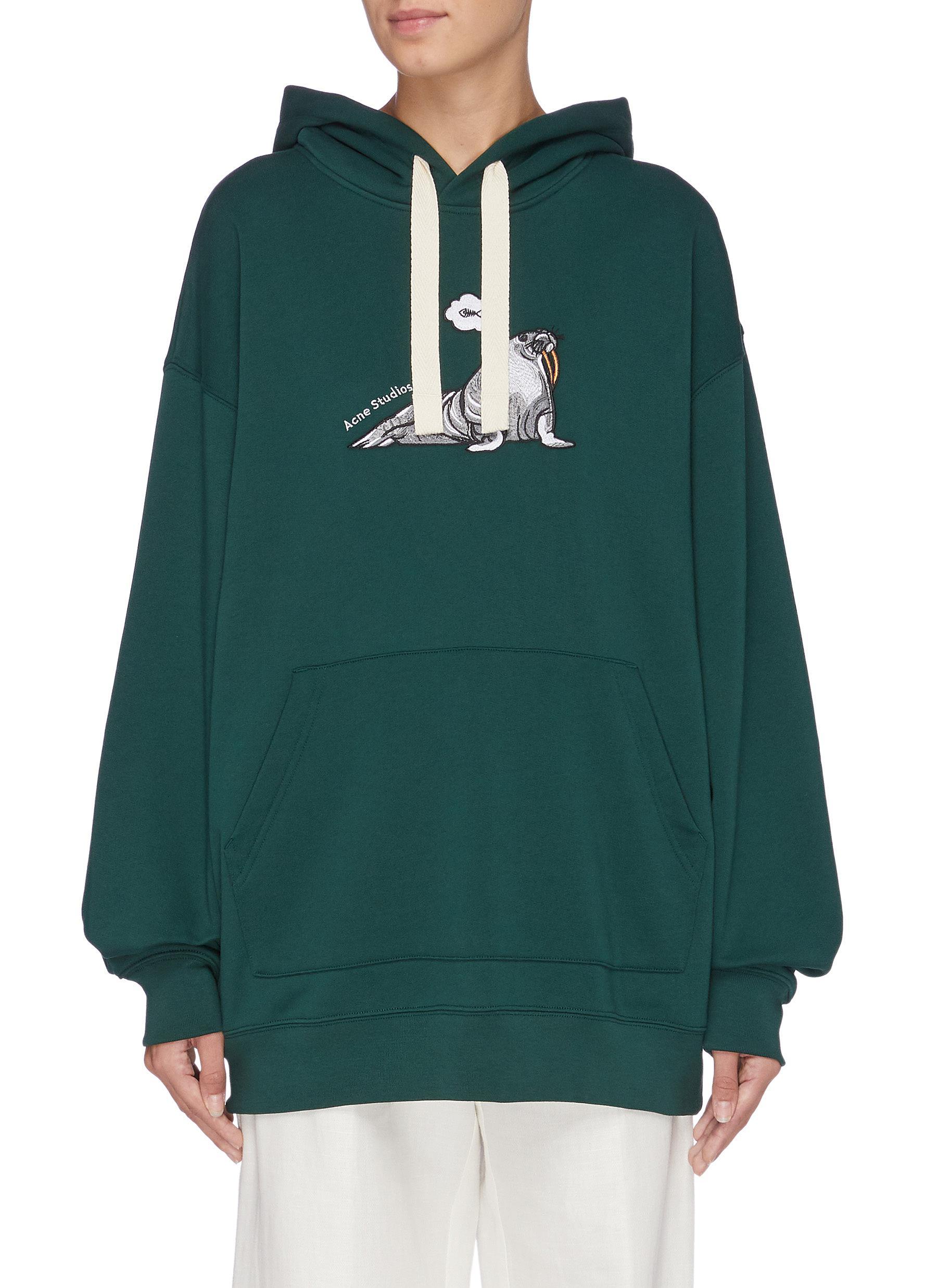 acne studios embroidered sweatshirt