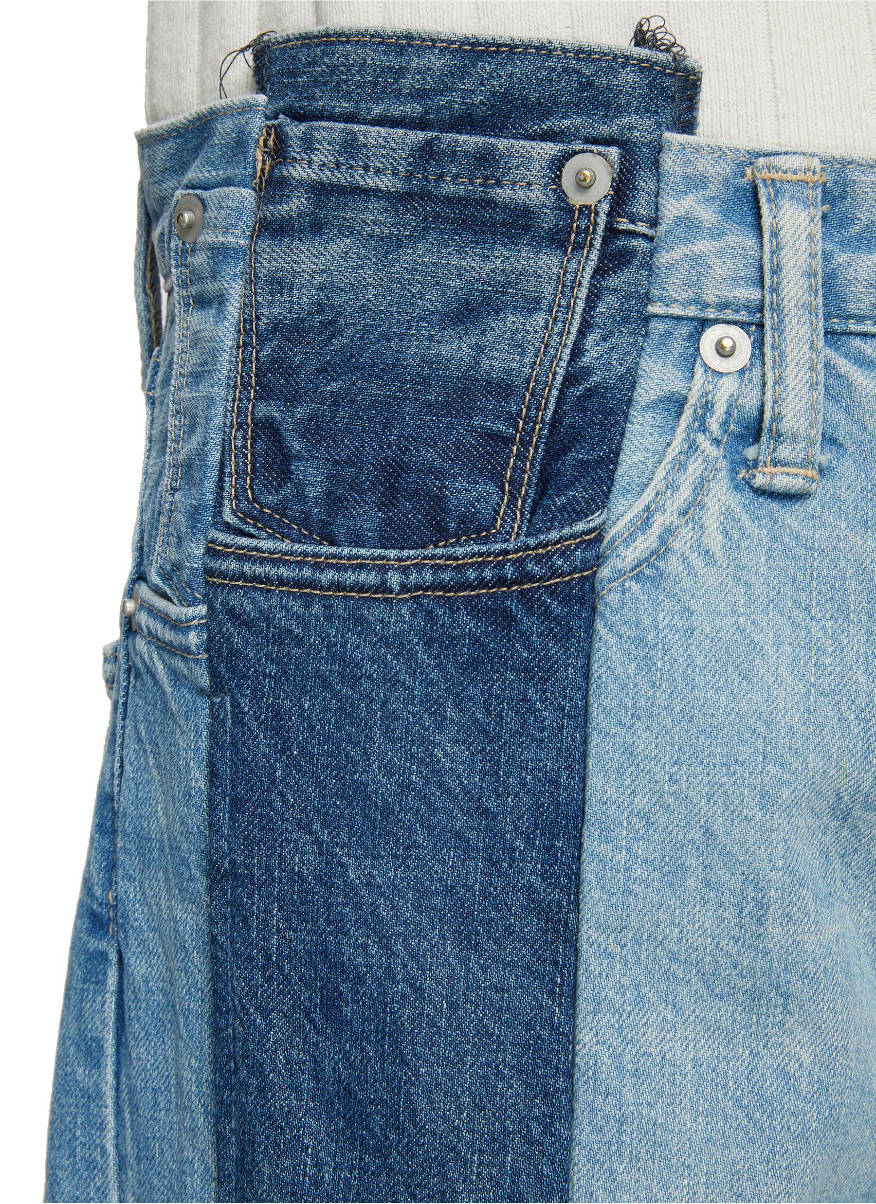 Kuro 'mark Iv' Remake Denim Loose Fit Jeans in Blue | Lyst