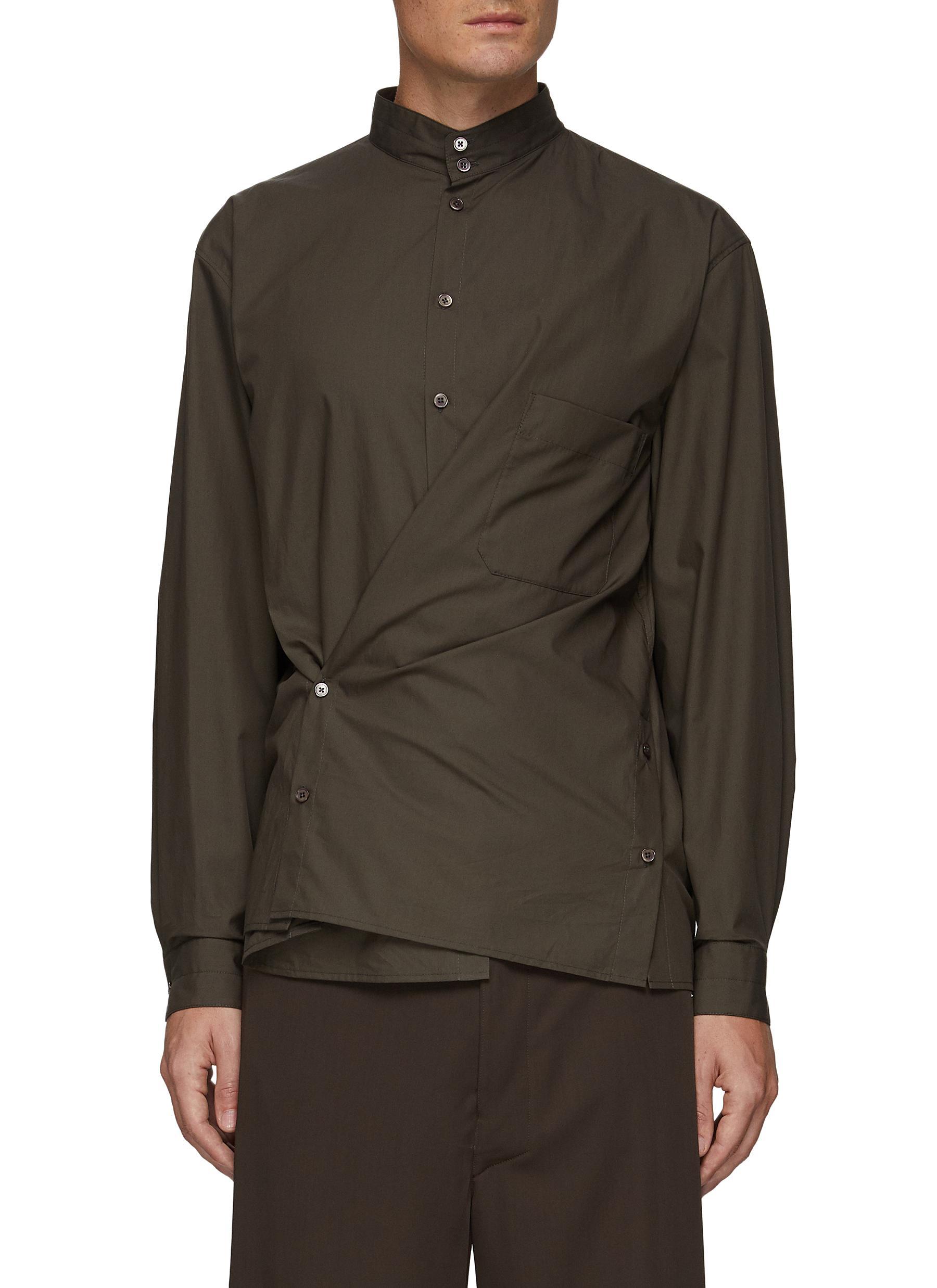 Lemaire Cotton Adjustable Side Placket 