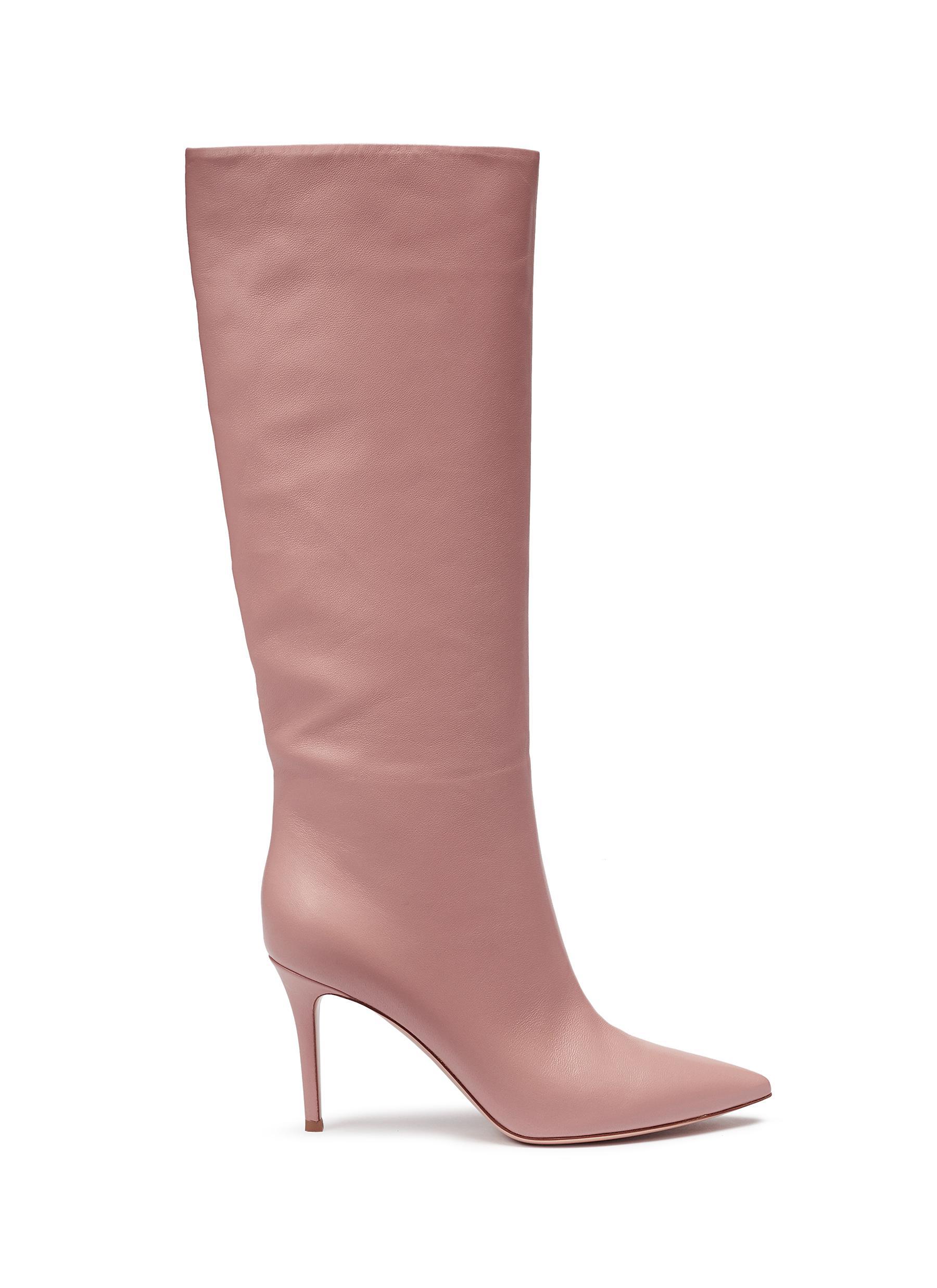 gianvito rossi pink boots