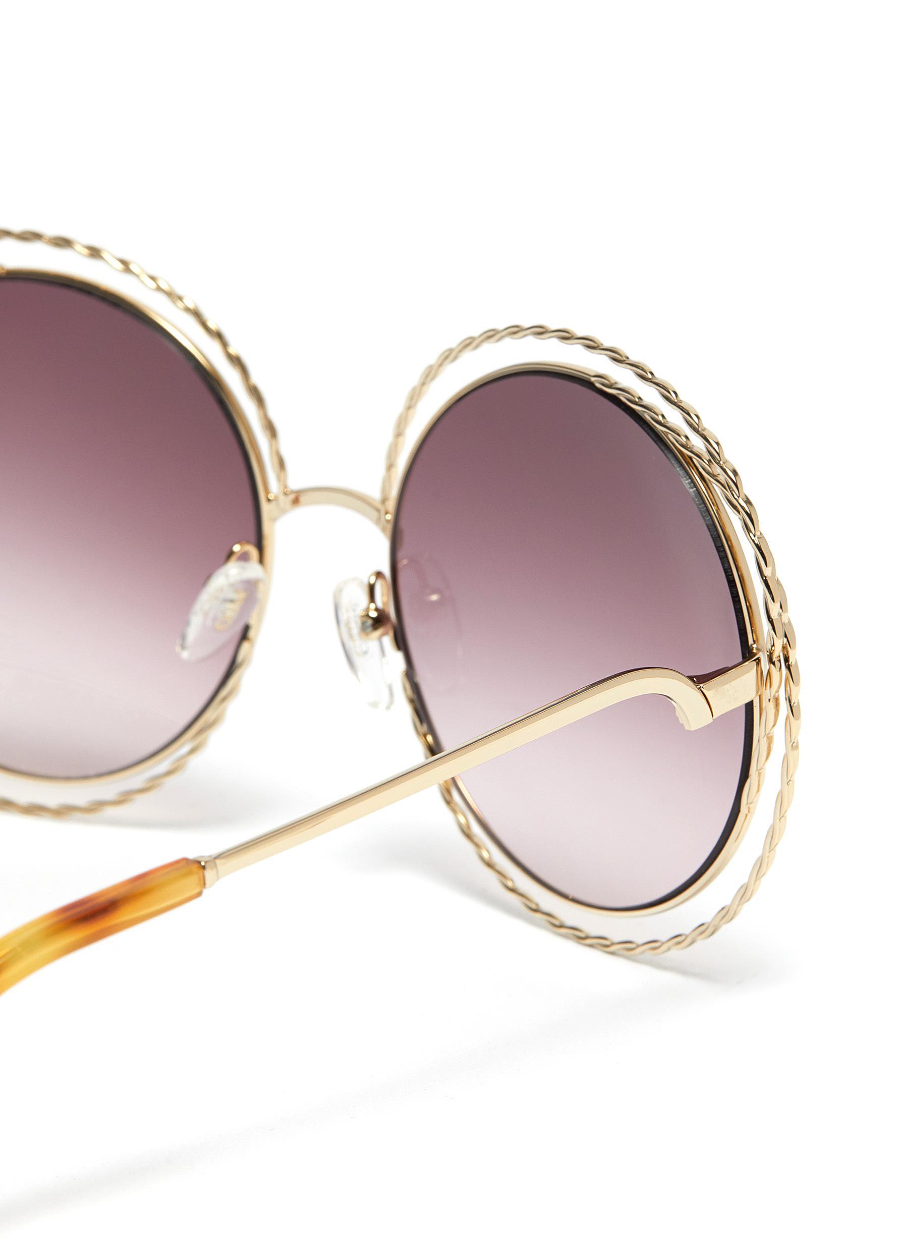 chloe carlina twist sunglasses