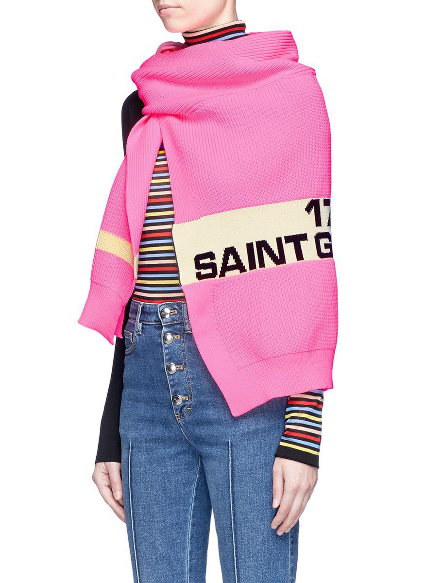 Sonia Rykiel Synthetic '175 Saint Germain' Convertible Half Sweater Cape in  Pink - Lyst