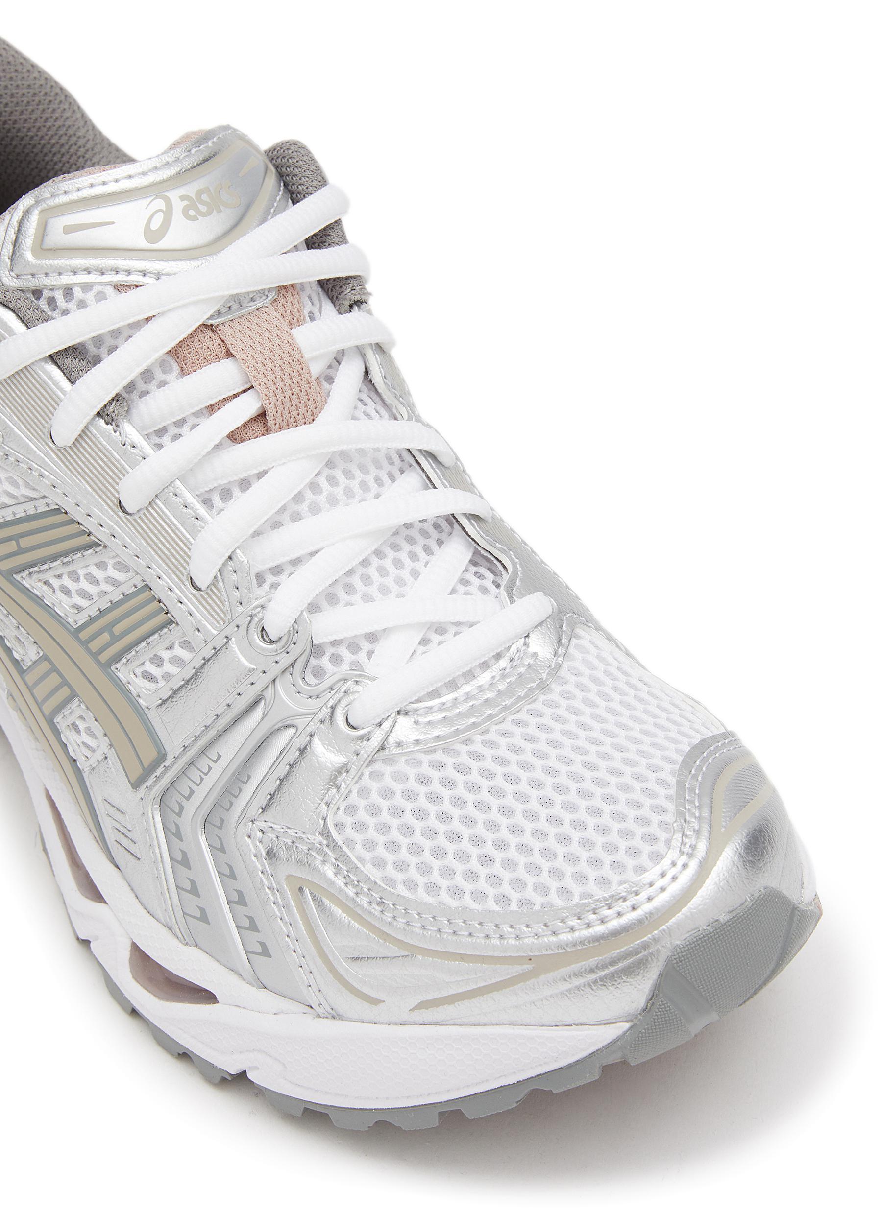 Asics 'gel-kayano 14' Low Top Lace Up Mesh Sneakers in White | Lyst