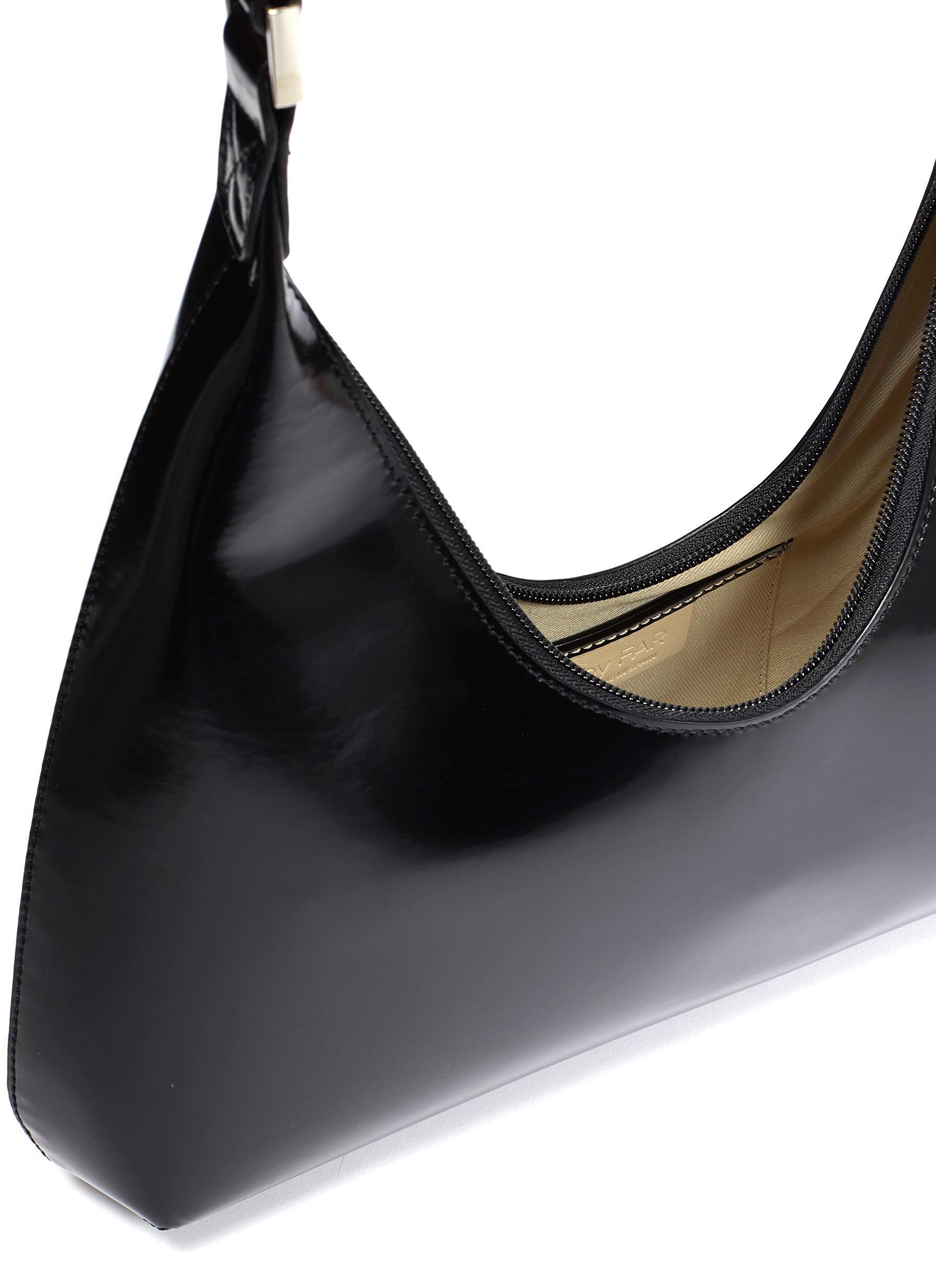 Amber Black Semi Patent Leather - BY FAR