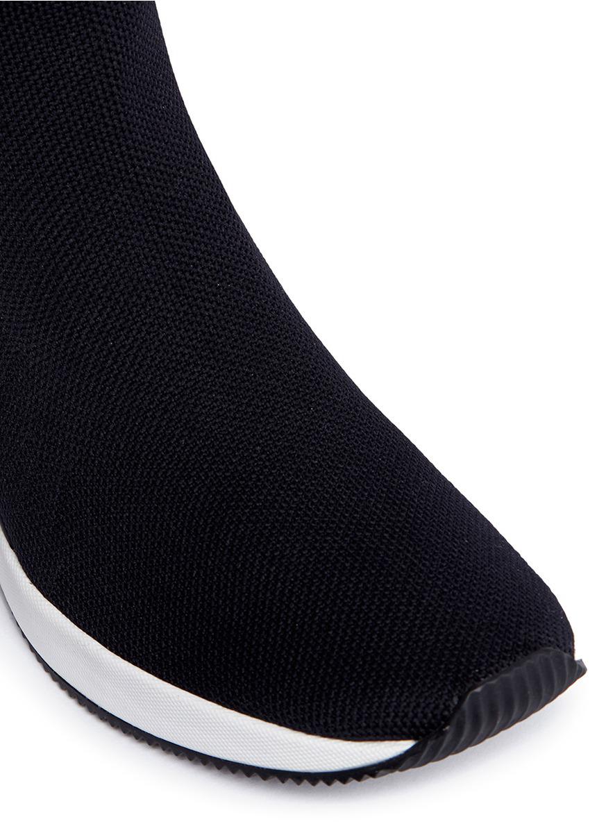 michael kors black sock trainers