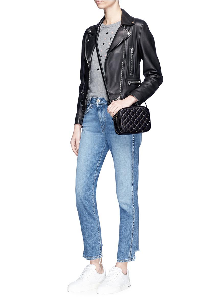 valentino rockstud spike camera bag