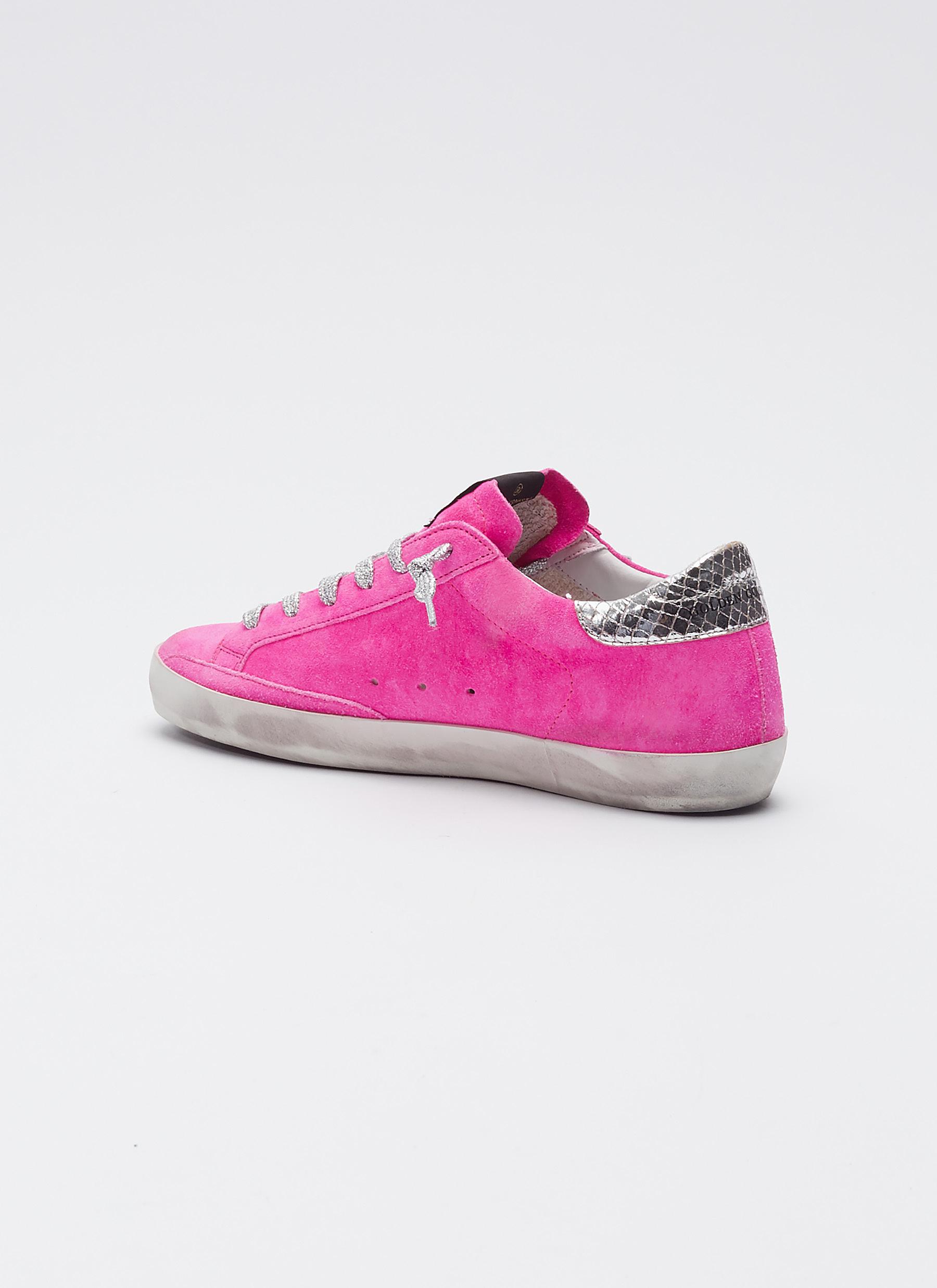 Golden Goose Deluxe Brand 'superstar' Suede Sneakers in Pink - Lyst