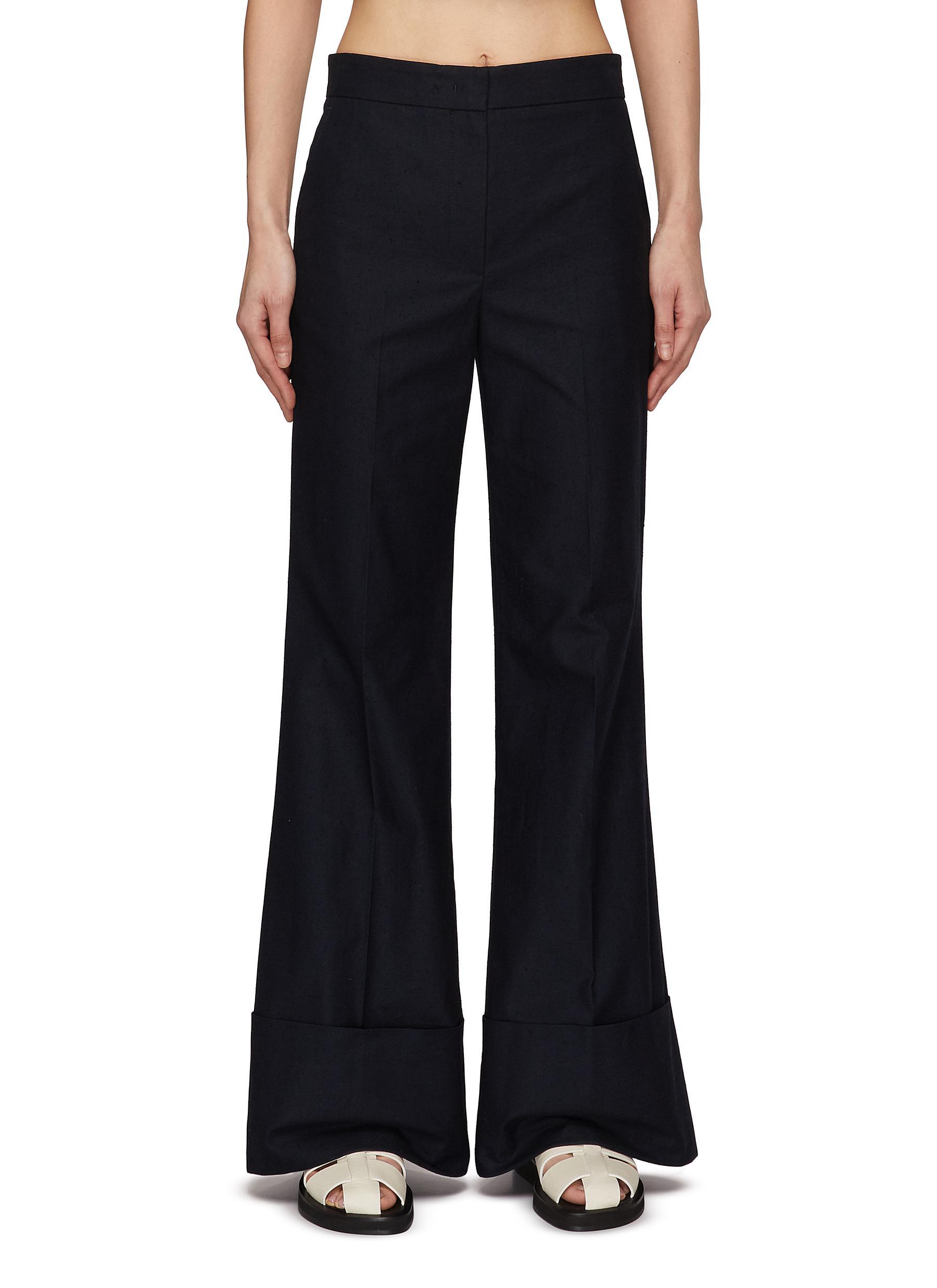 RECTO. 'bohemian' Roll Up Flared Pants in Black for Men Lyst
