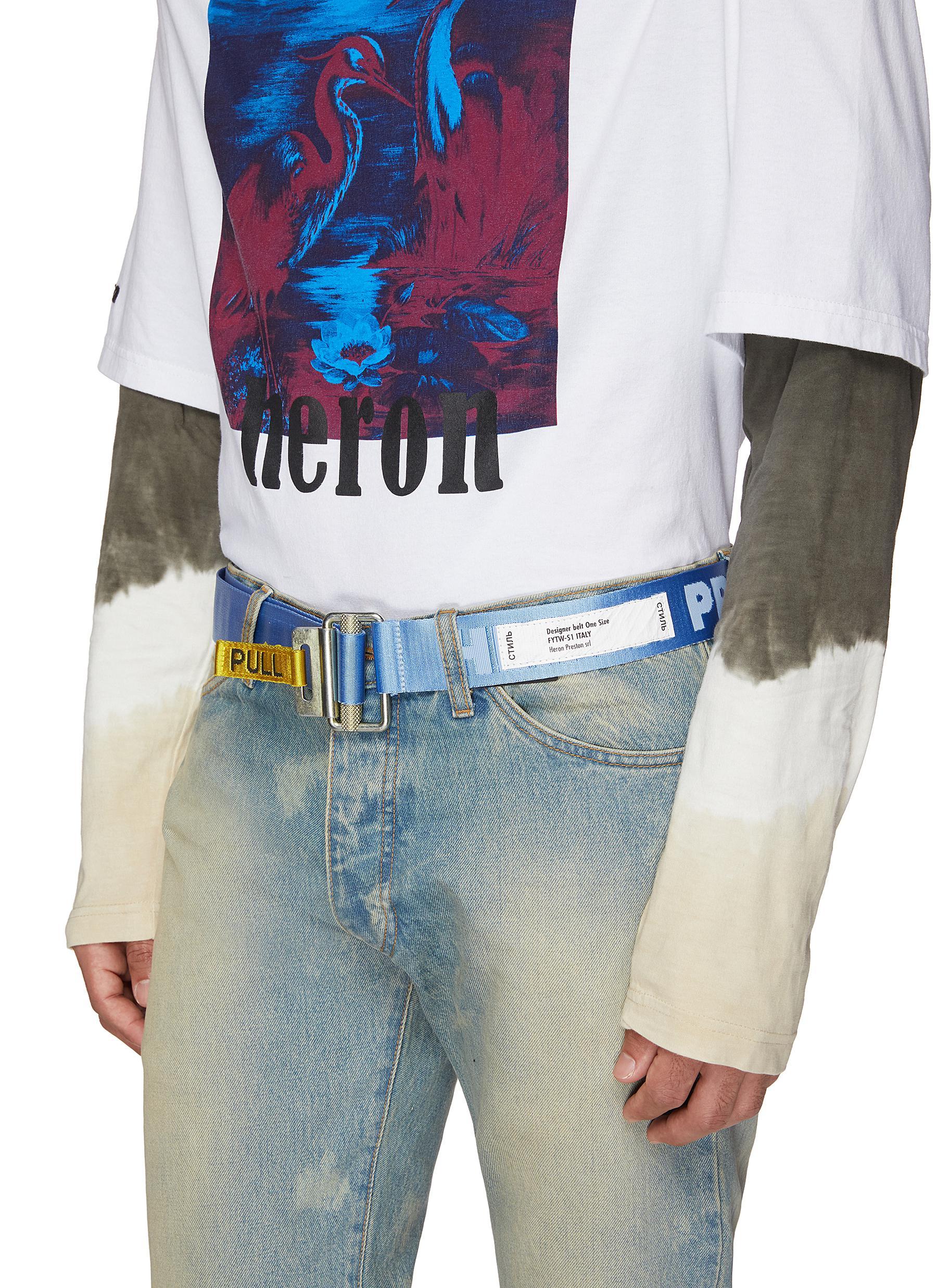 heron preston kk tape belt