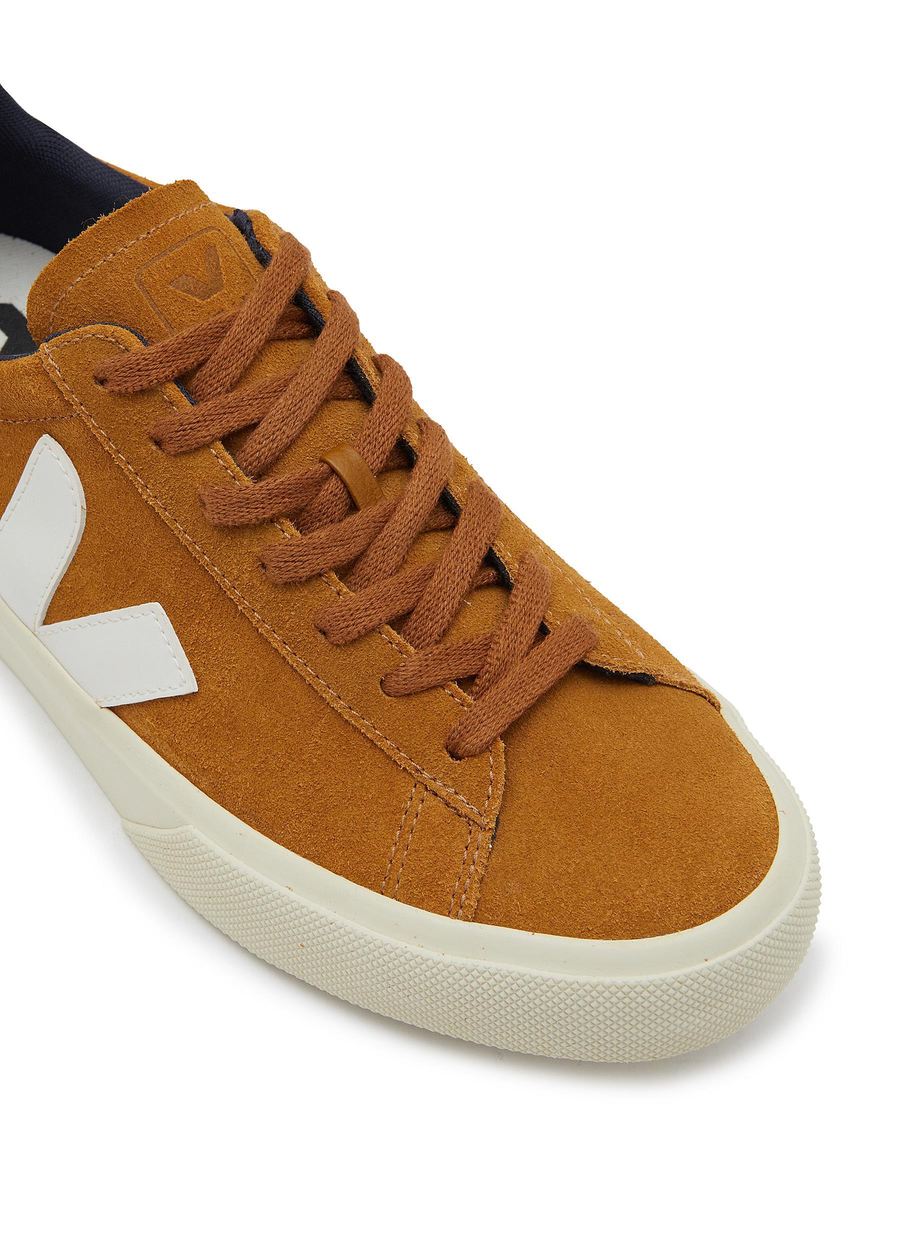 Veja 'campo' Suede Low Top Lace Up Sneakers in Brown for Men | Lyst