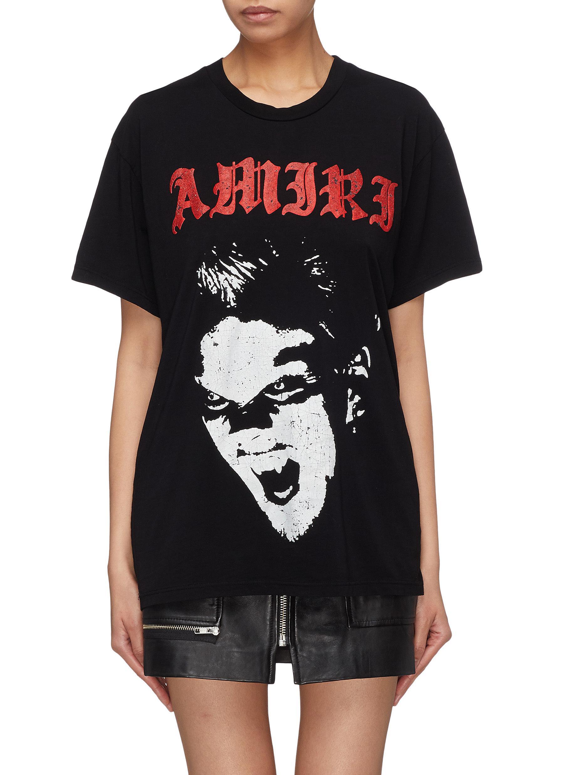 Slogan Graphic Print Boyfriend T-shirt 