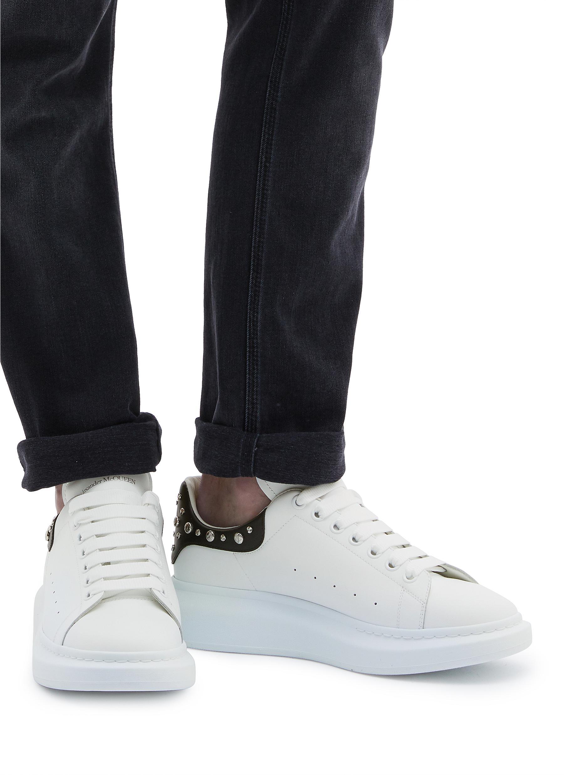 alexander mcqueen oversized studded sneakers