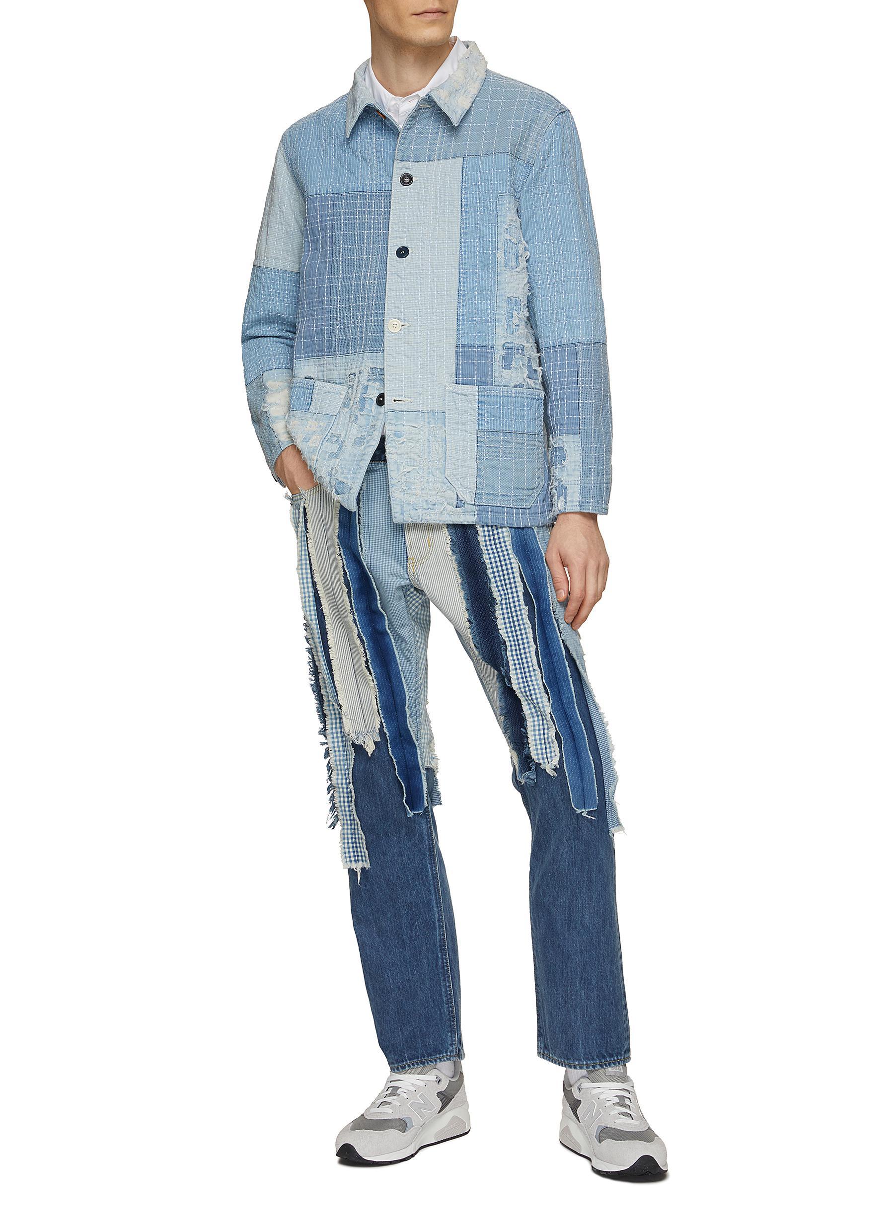 FDMTL PATCHWORK COVERALL JACKET 3YS WASH-