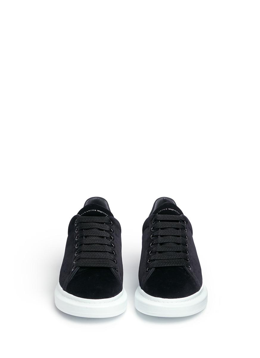 mcqueen suede black