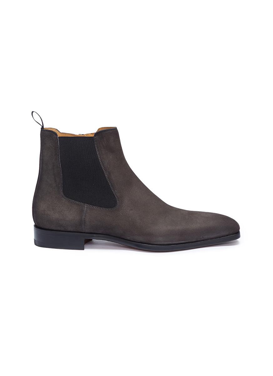 magnanni suede boots