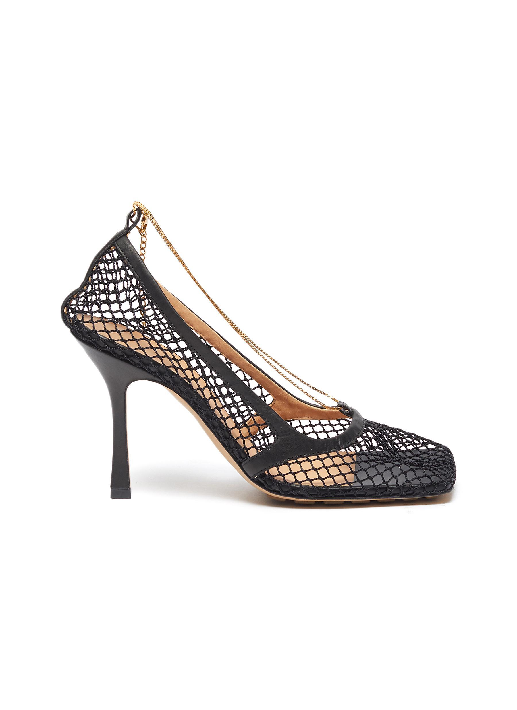 Bottega Veneta Female Black 100 Leather 100 Mesh Save 39 Lyst