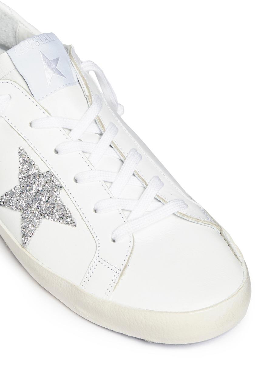 Golden Goose Deluxe Brand 'superstar' Swarovski Crystal Leather