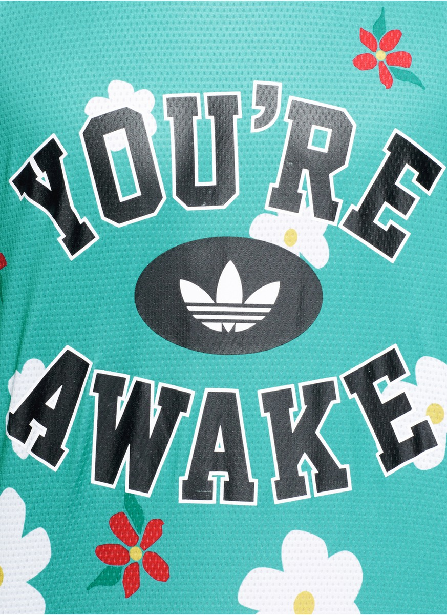 adidas Originals Synthetic 'you're Awake' Daisy Print Tank Top in Blue for  Men | Lyst