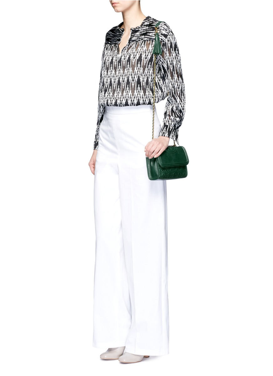 tory burch fleming green