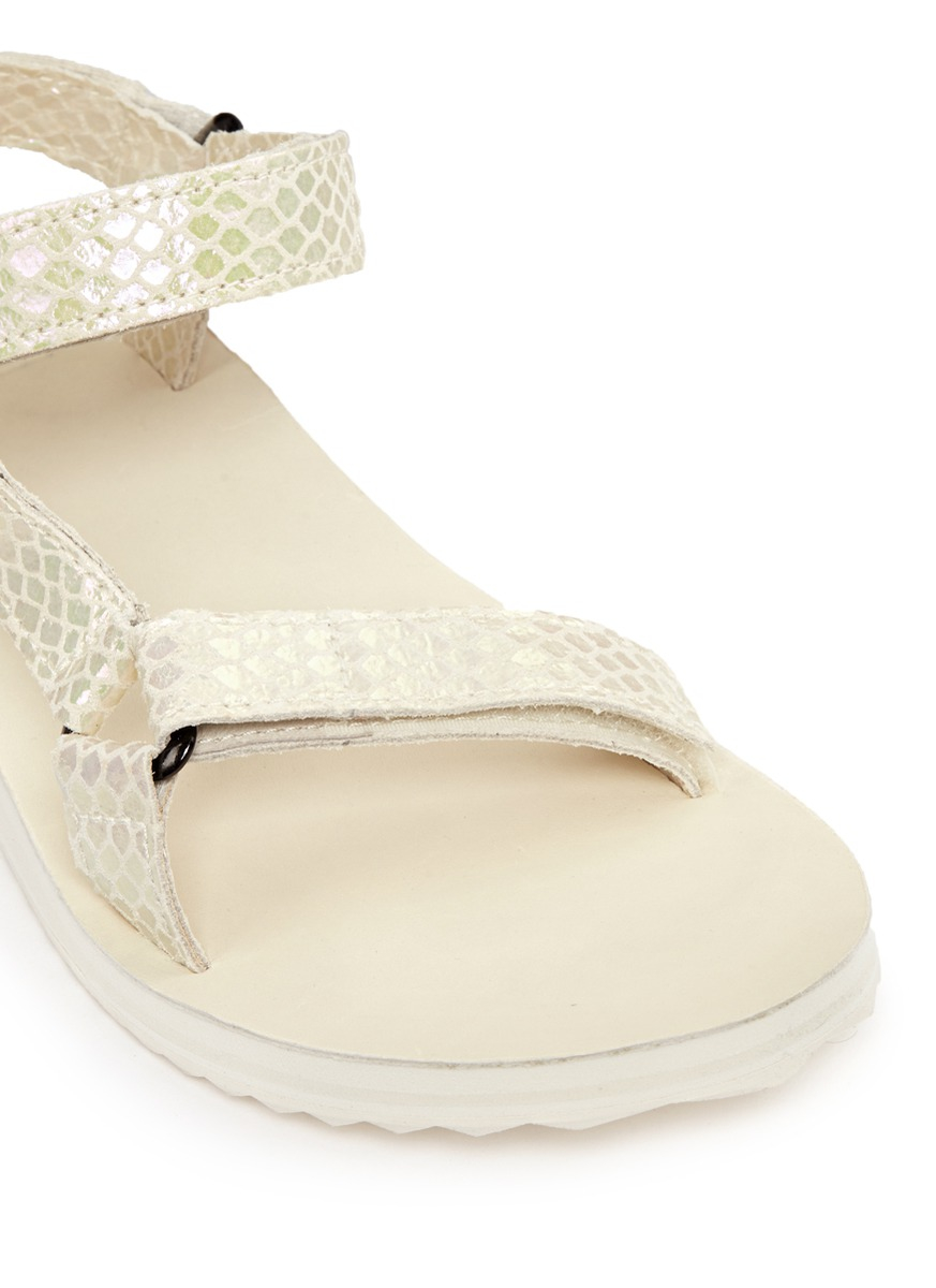teva snakeskin sandals