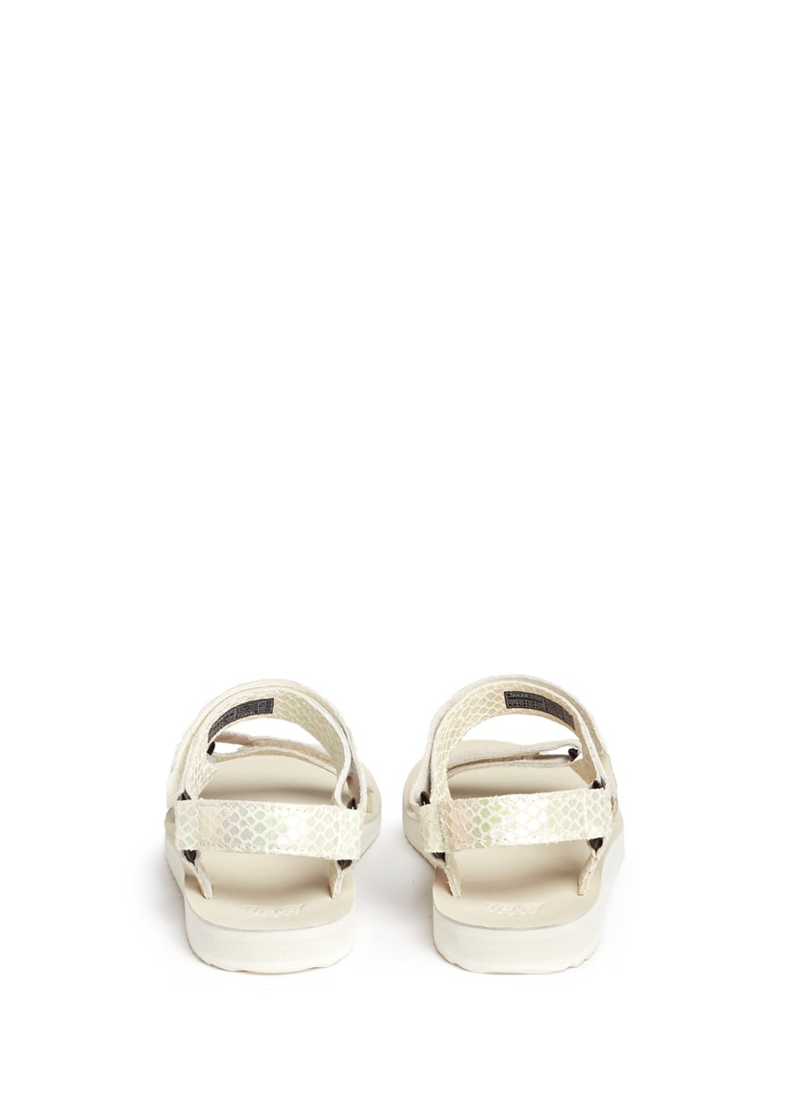 teva snakeskin sandals