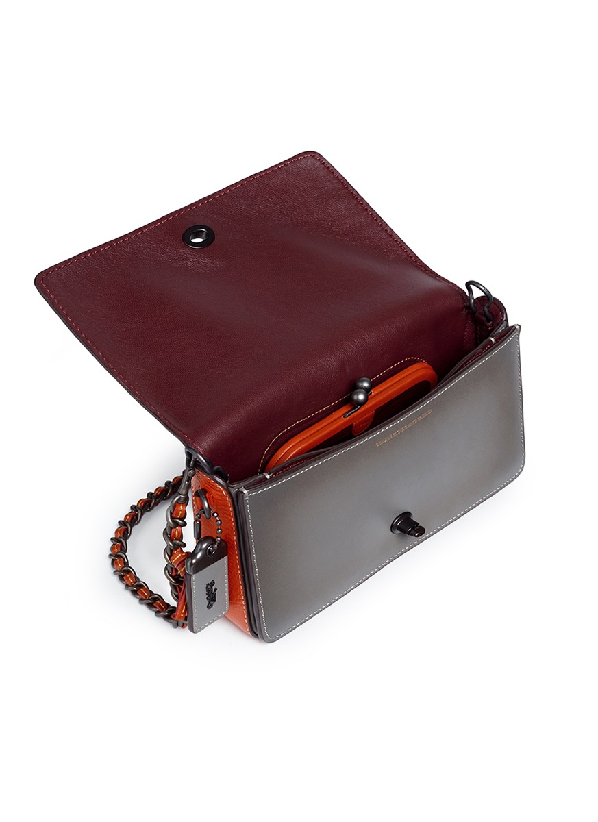 Gray Crossbody Purse Coach IUCN Water