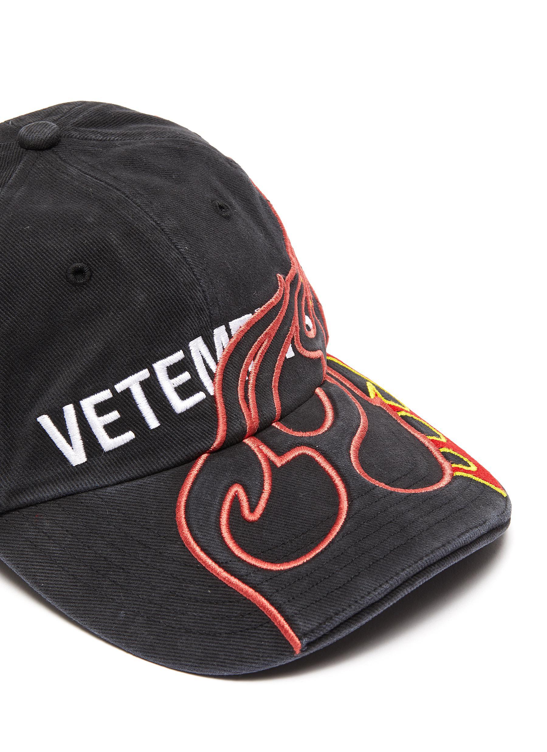 Vetements X Reebok Graphic Logo Embroidered Baseball Cap for Men | Lyst