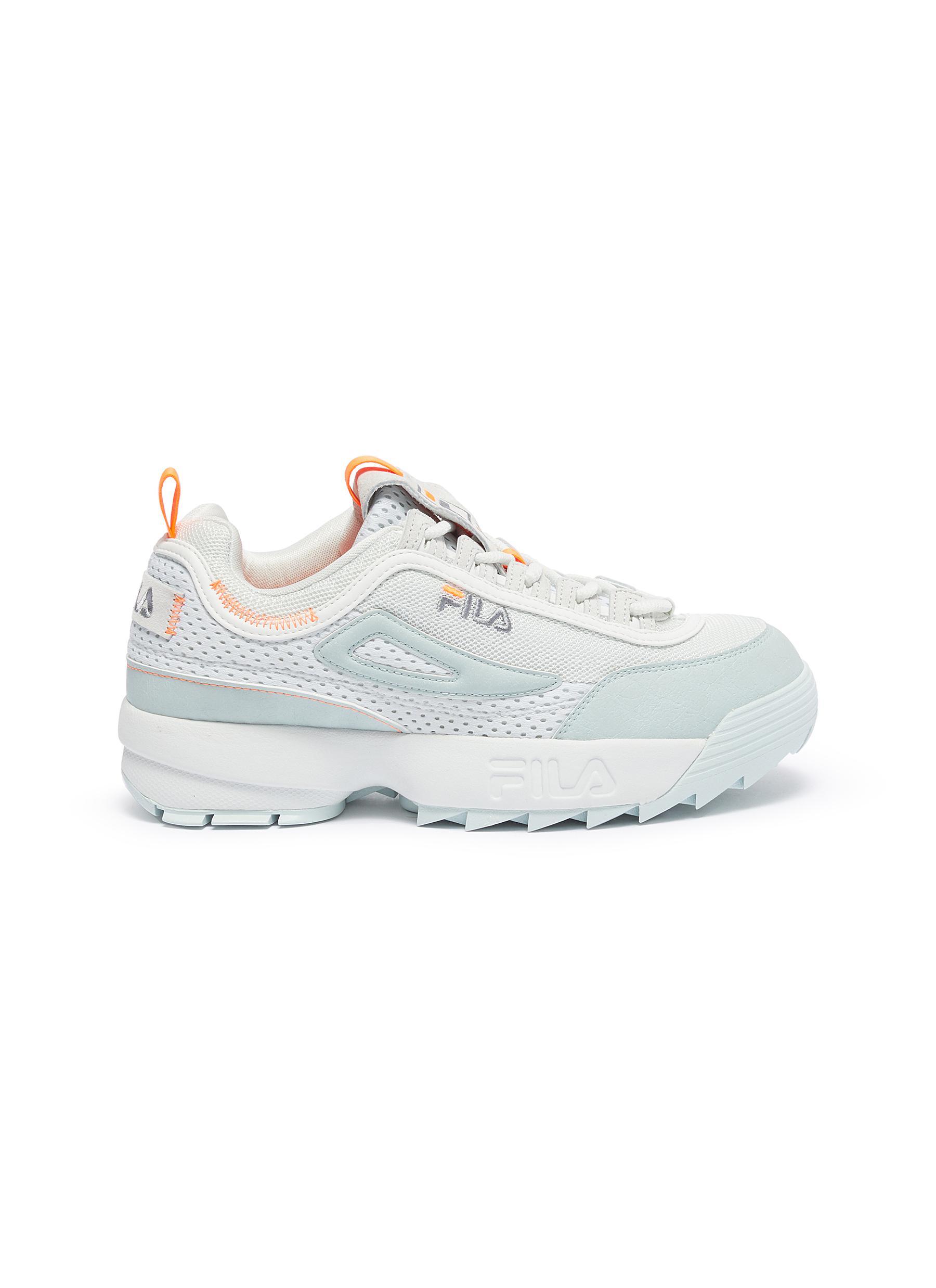 fila baby blue shoes