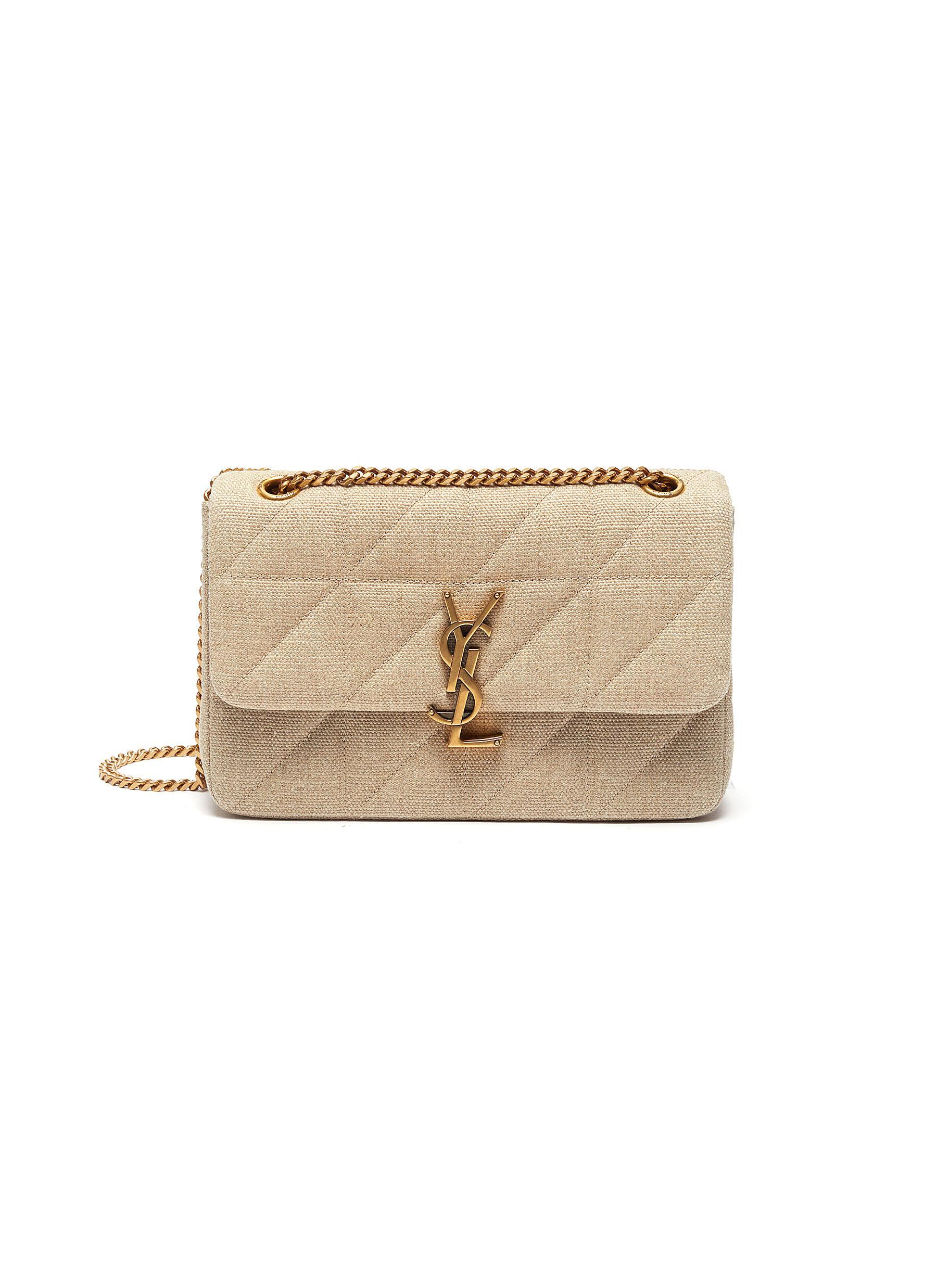 linen ysl bag