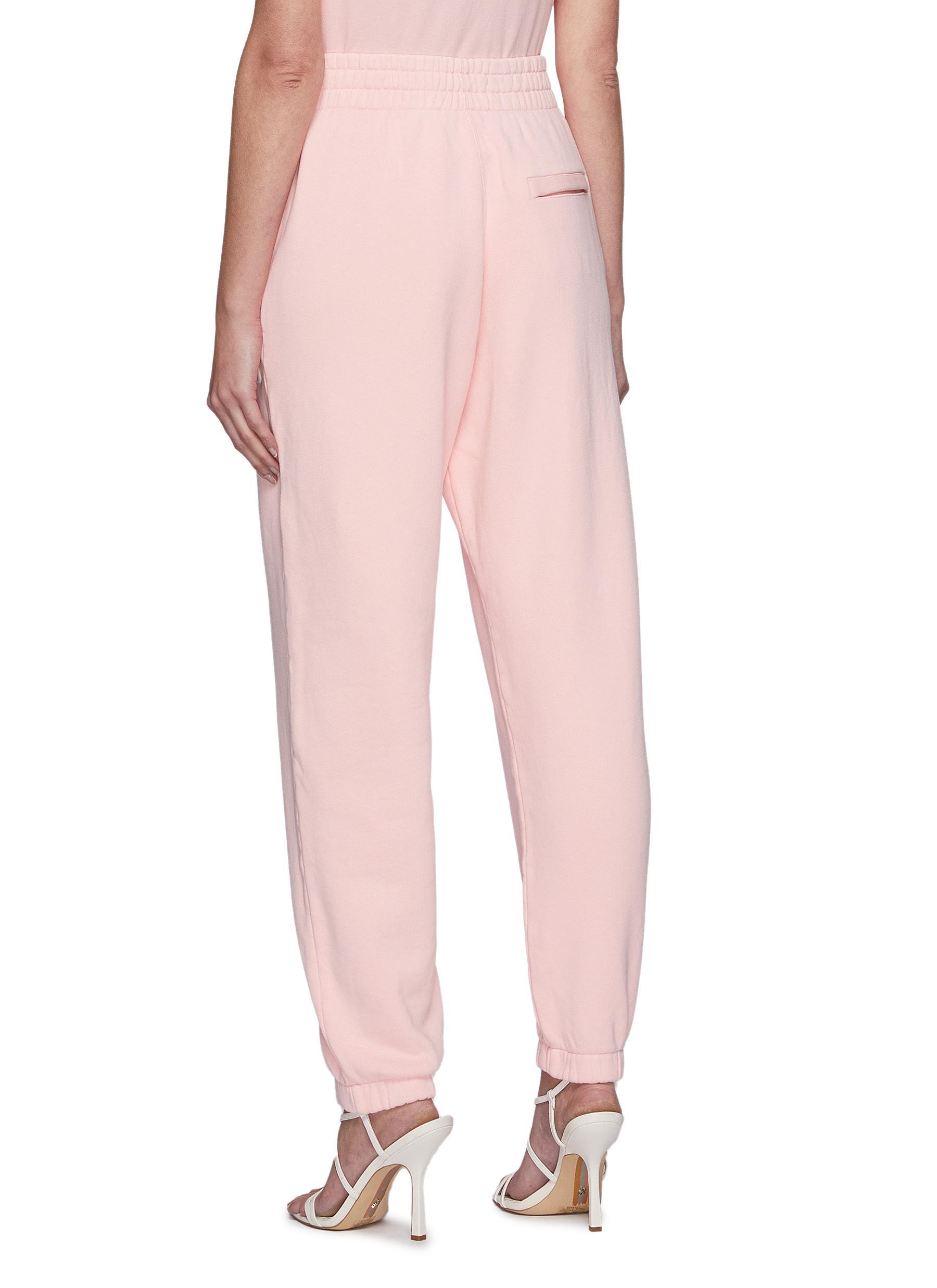 T By Alexander Wang Cotton Structured Terry Classic Sweatpants 