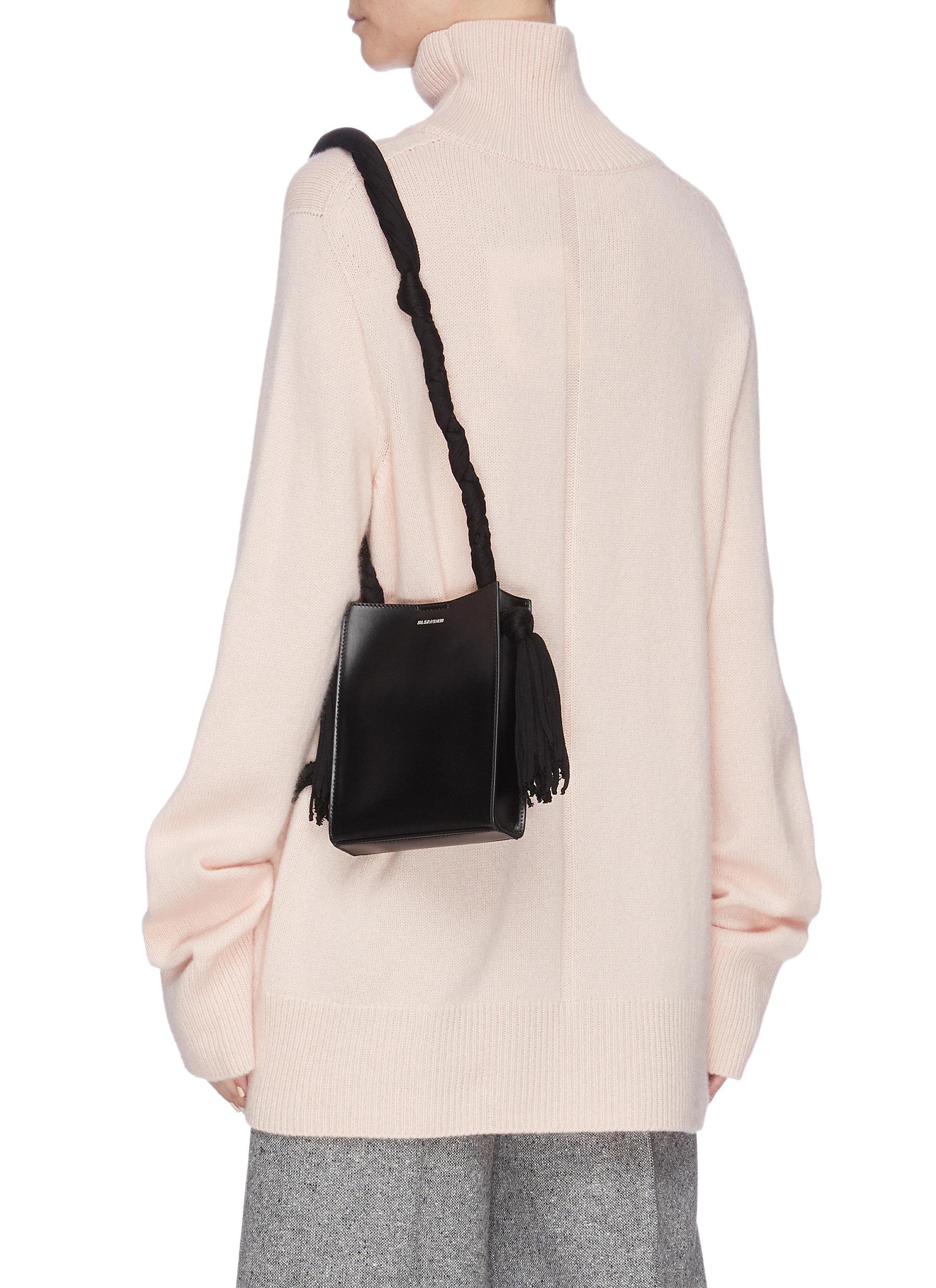 jil sander fringe bag