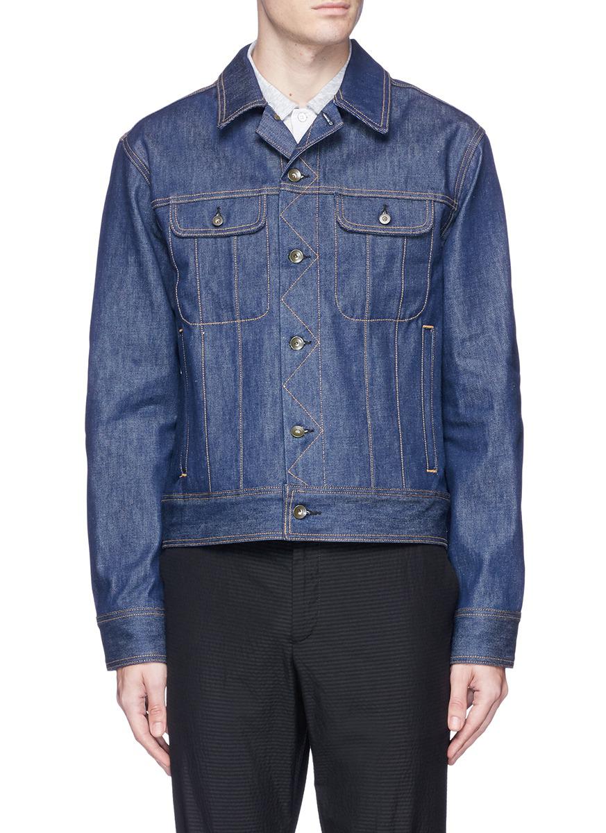 rag and bone selvedge denim jacket