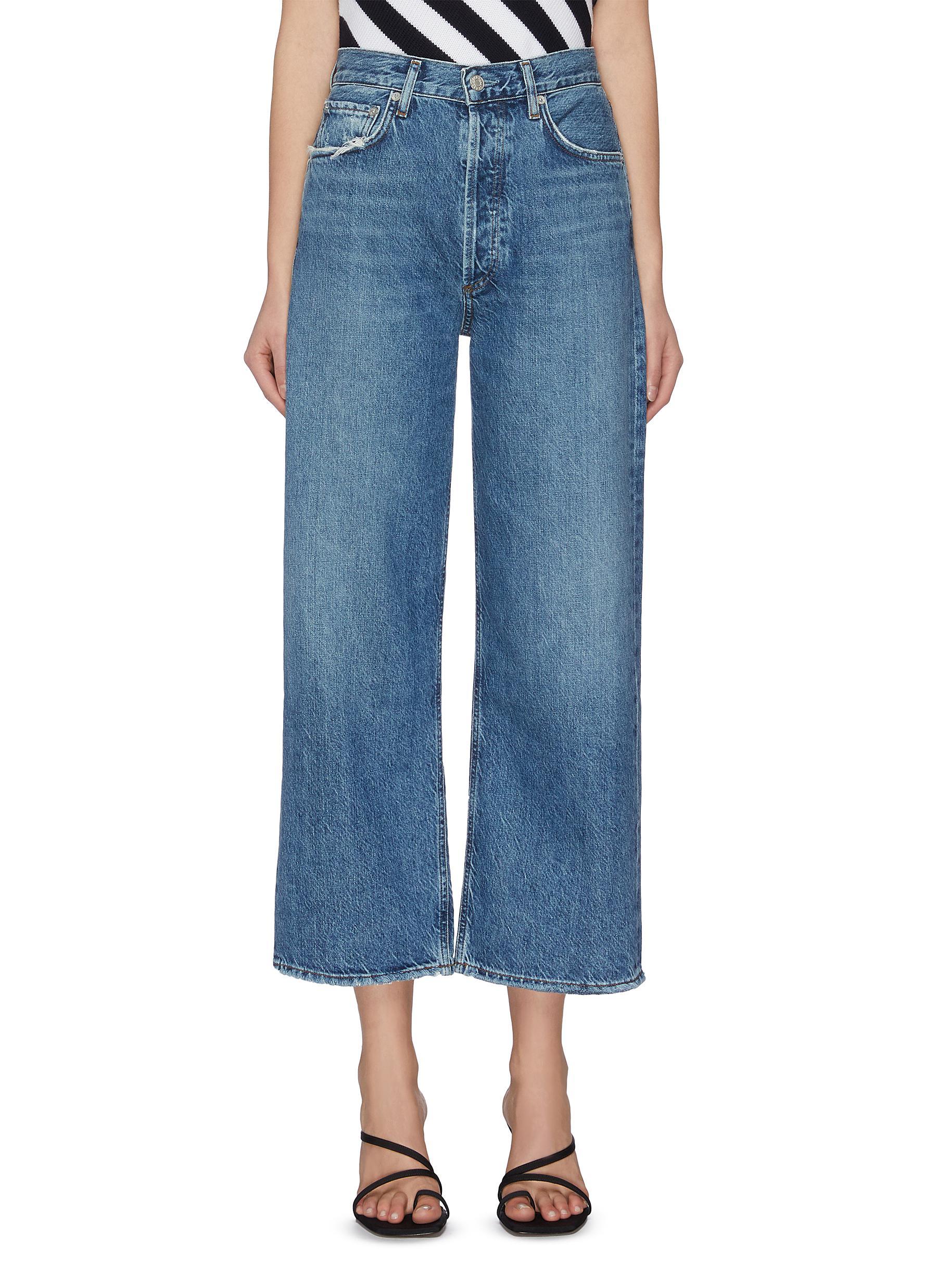 Agolde Denim 'ren' Wide Leg Jeans in Blue - Save 30% - Lyst