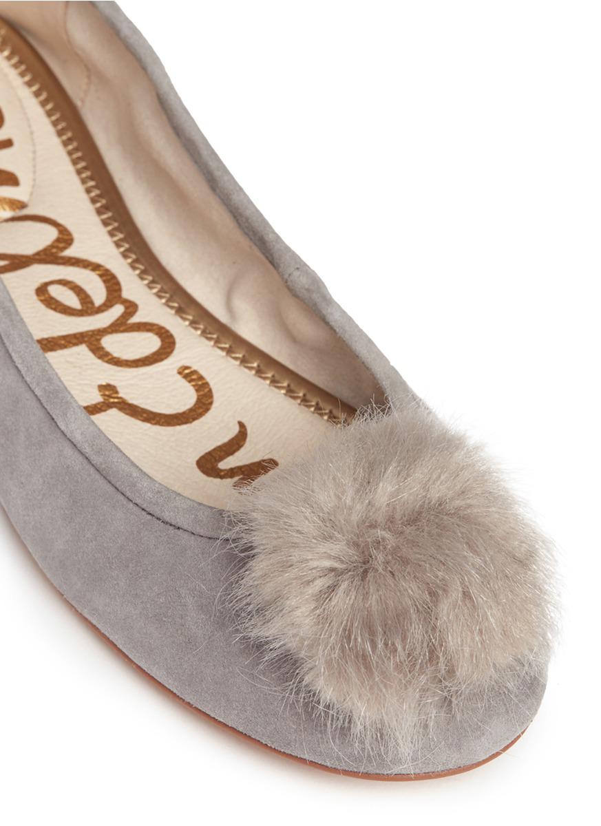 sam edelman pom pom flats