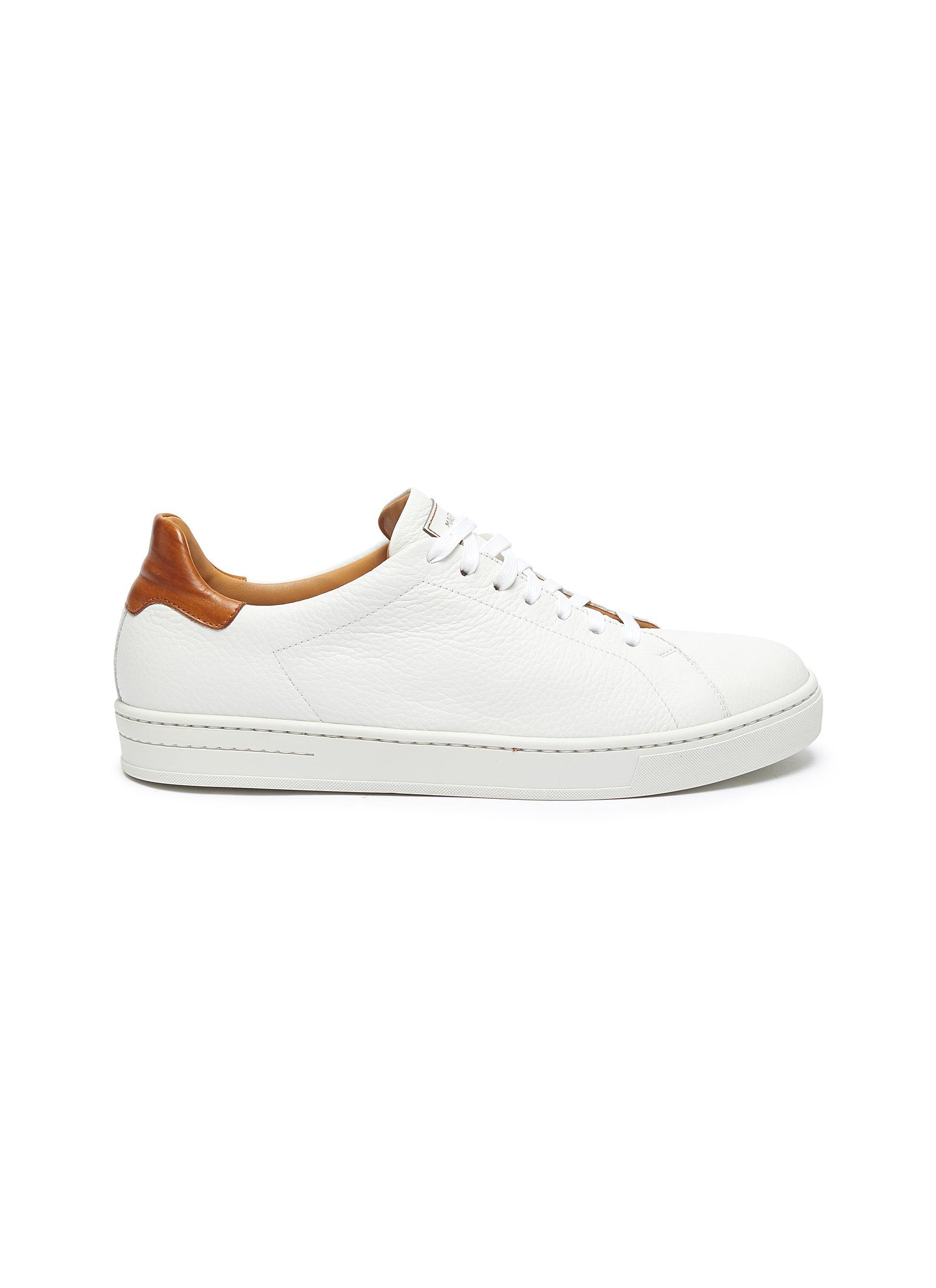 Magnanni 'opanca' Low Top Grain Leather Sneakers in Brown (White) for ...
