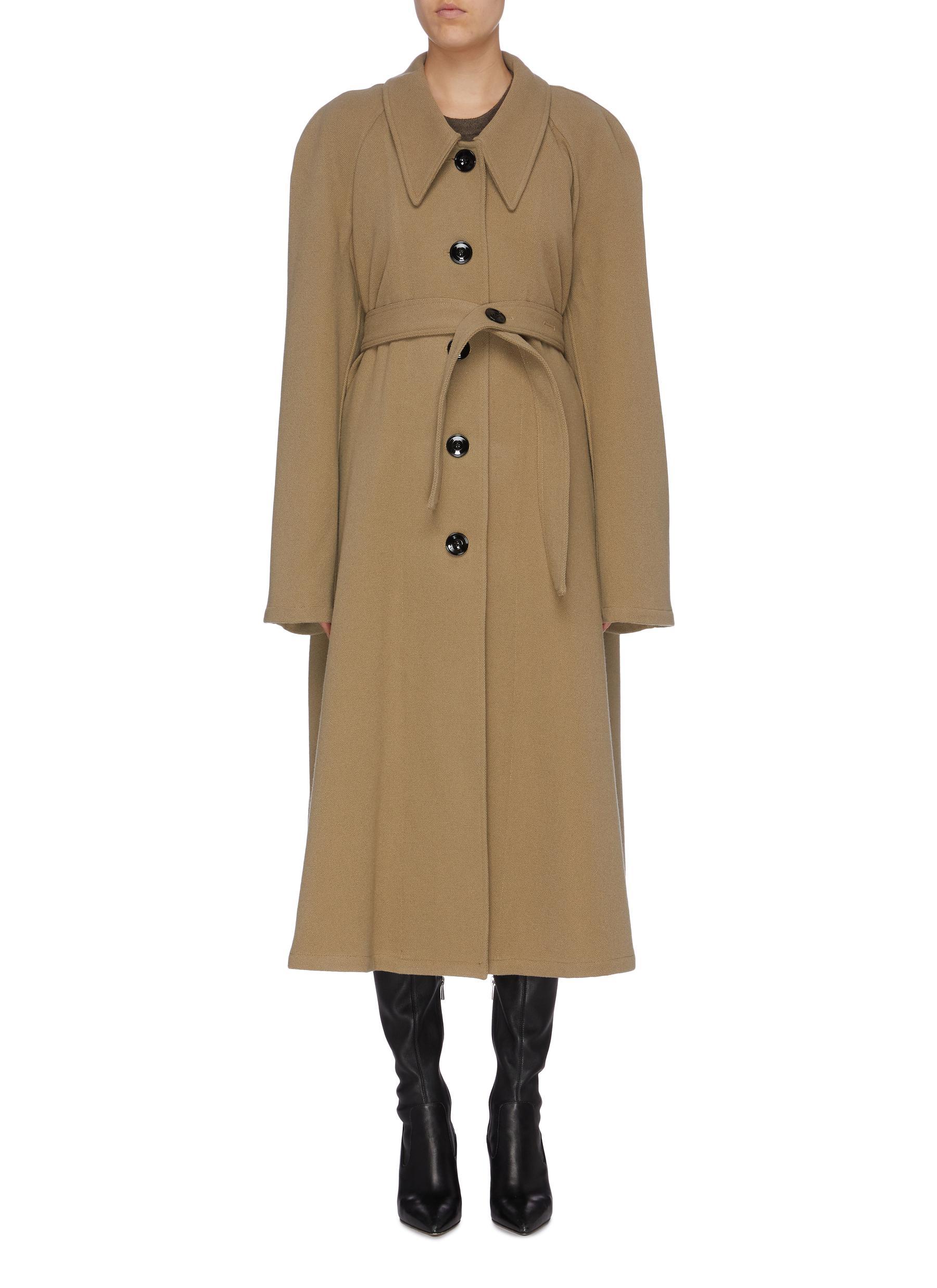 lemaire wool coat