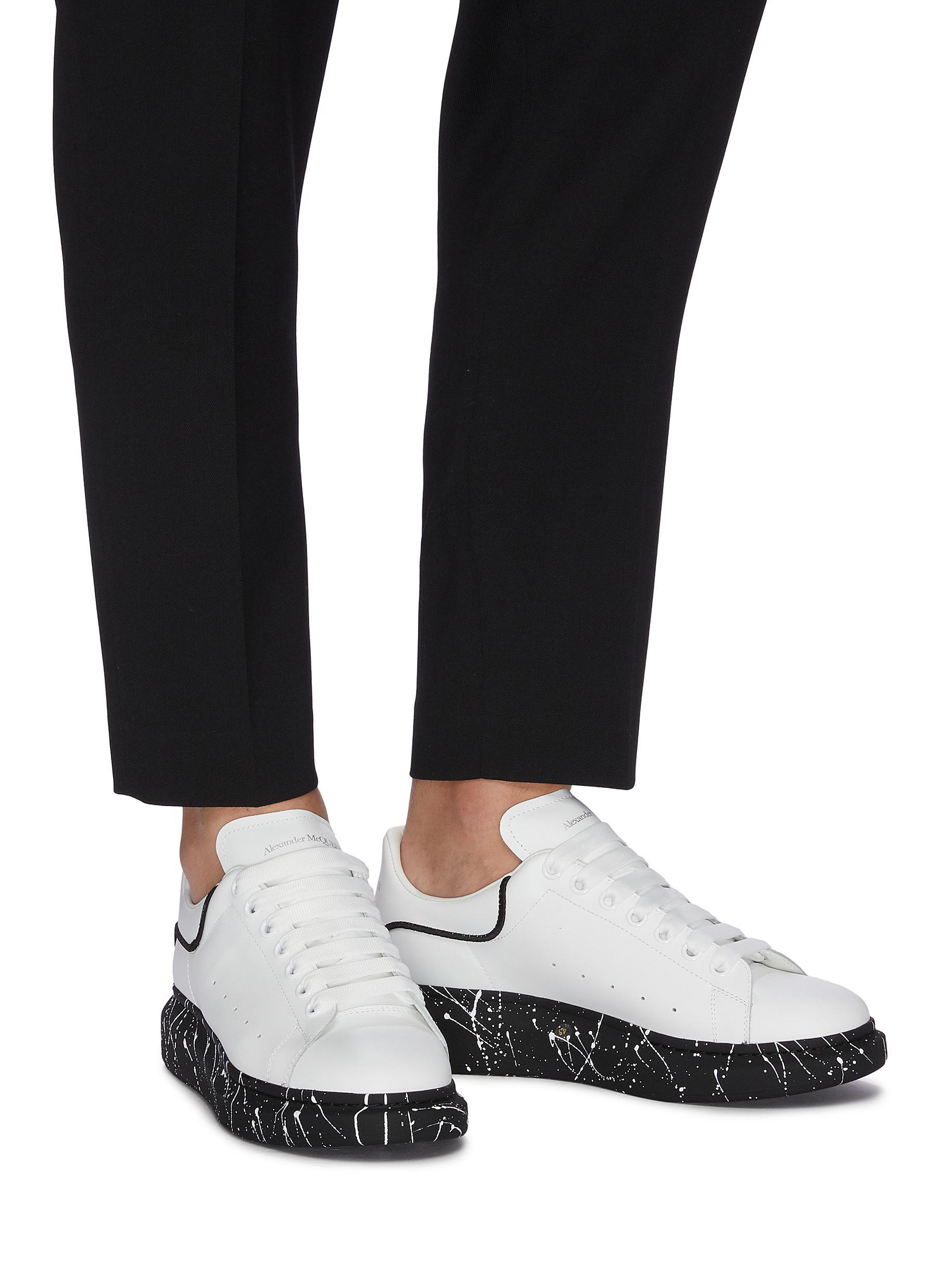 Alexander McQueen Marker Pen-Outlined Oversized Sneaker