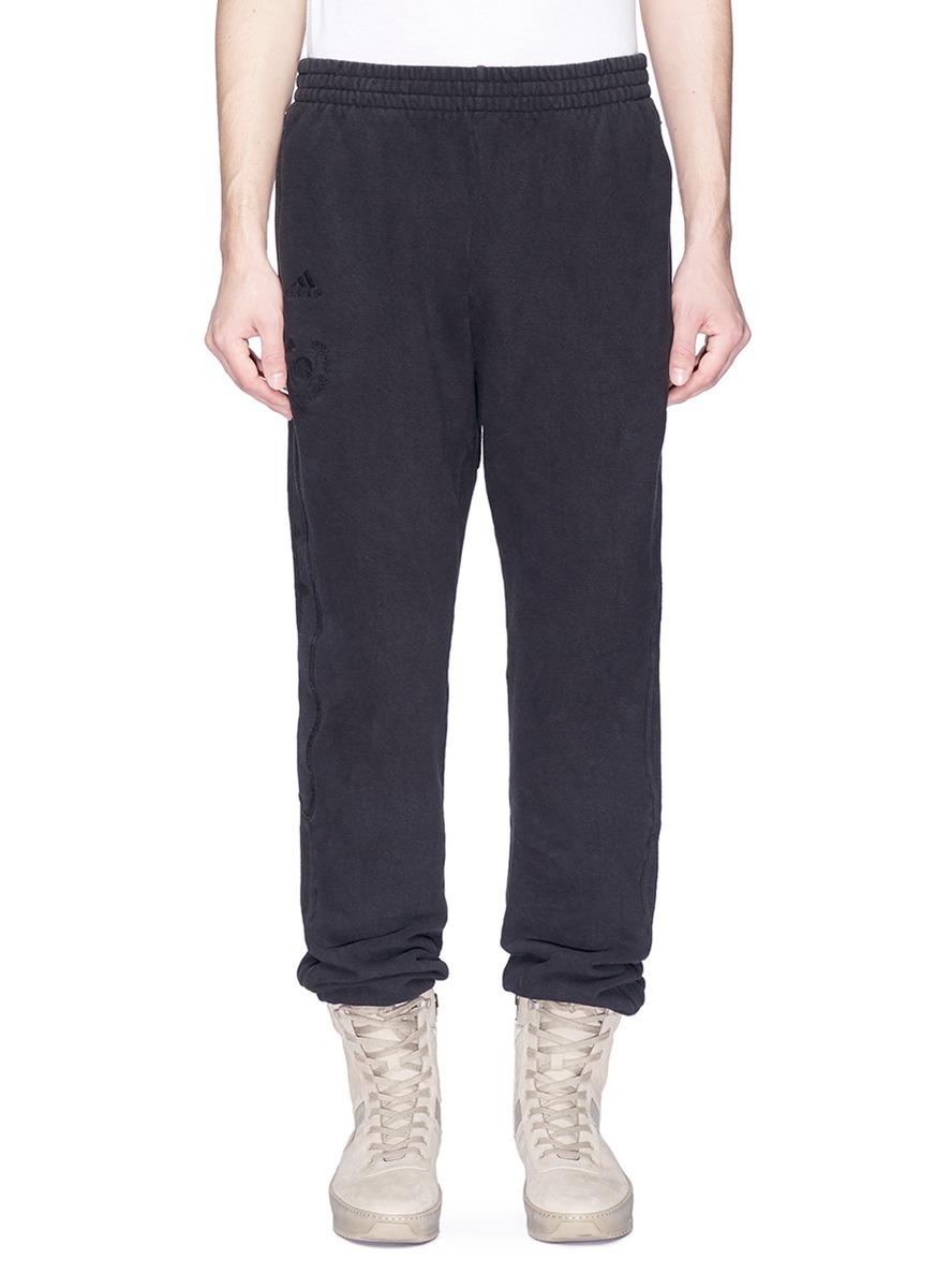 Lyst - Yeezy 'calabasas' Slogan Outseam Jogging Pants in Black for Men
